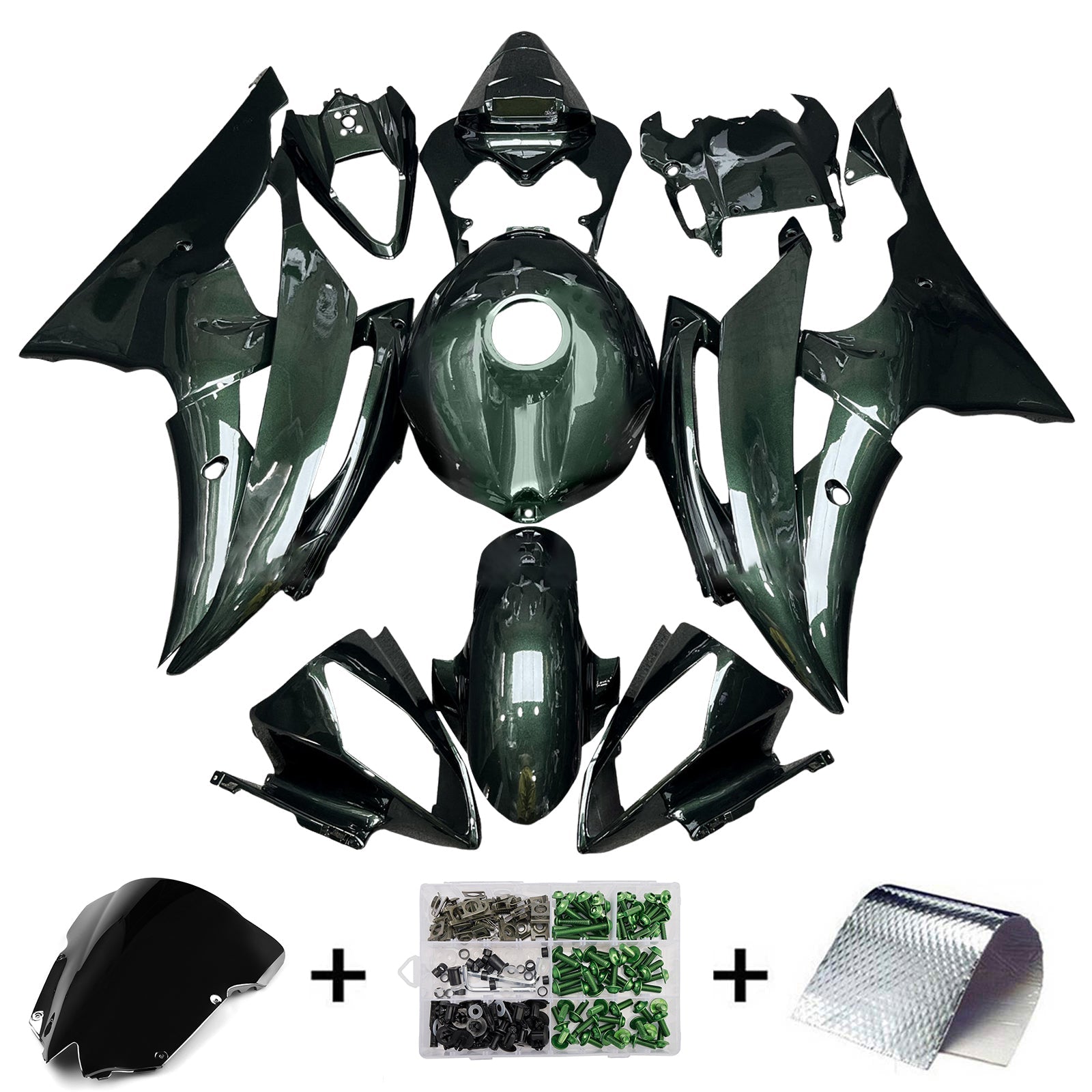 Komplet oklepa iz ABS plastike za Yamaho YZFR6 YZF-R6 2008-2016