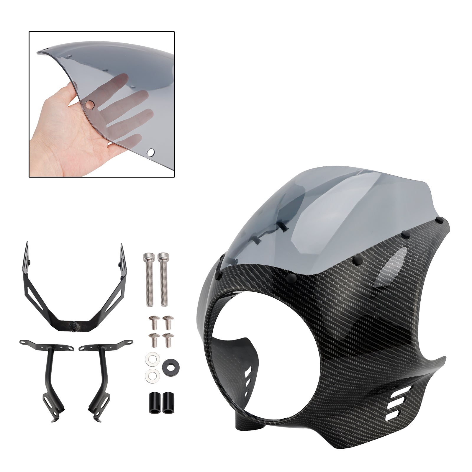 Parabrisas y carenado de faro para Yamaha XSR900 (2022-2025)