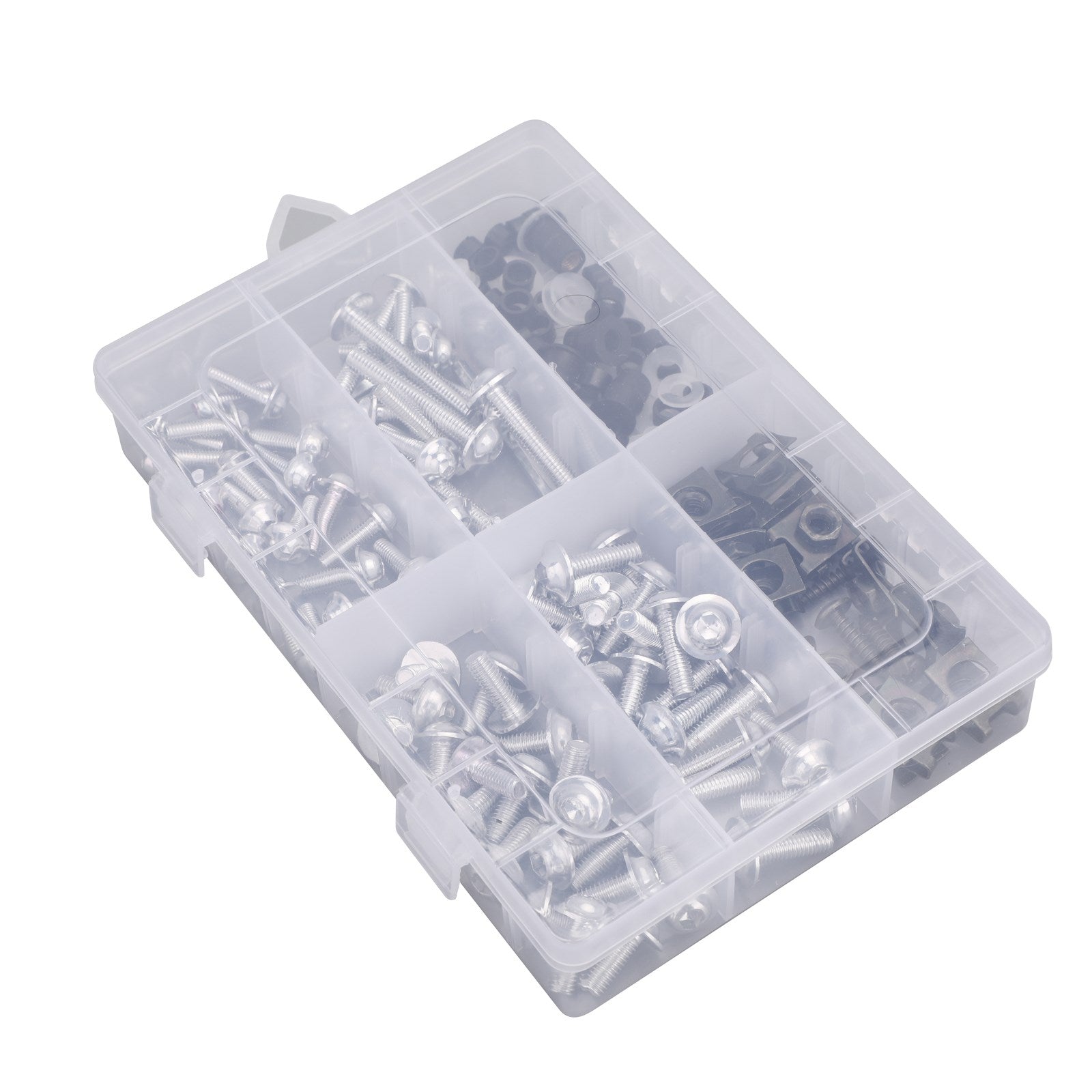 177 szt. Zestaw śrub do owiewki śruby karoserii pasujące do Honda Yamaha Suzuki Kawasaki