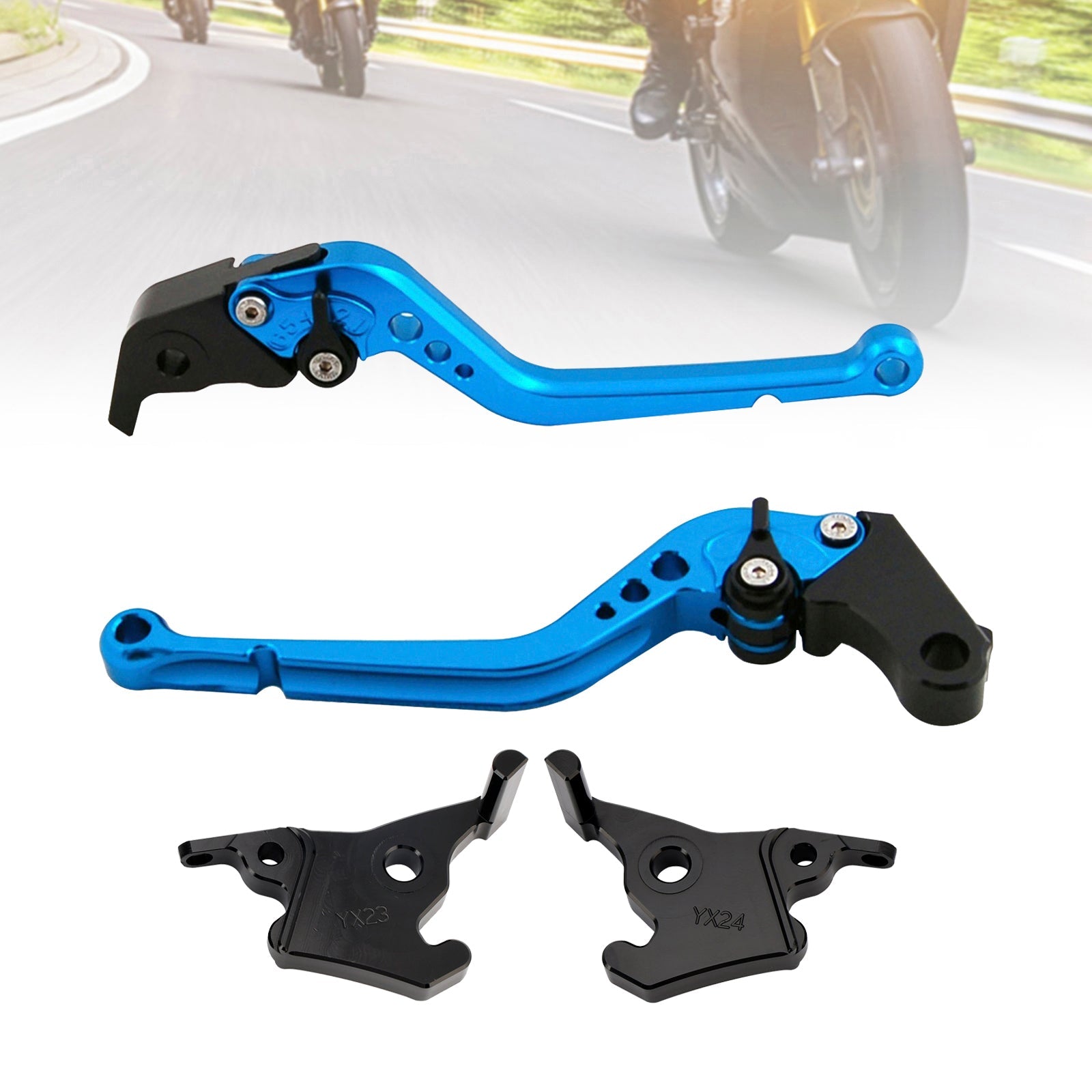 Levier d'embrayage et de frein long pour YAMAHA XMAX 300 (2023-2025)