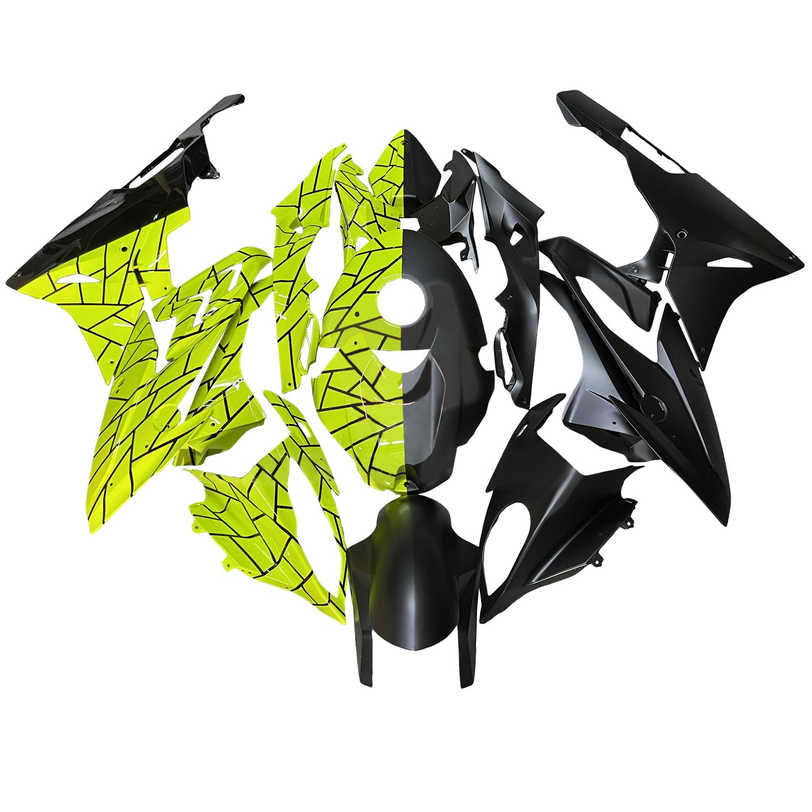 Kit de carénage d'injection pour BMW S1000RR 2009-2014 Carrosserie Plastique ABS