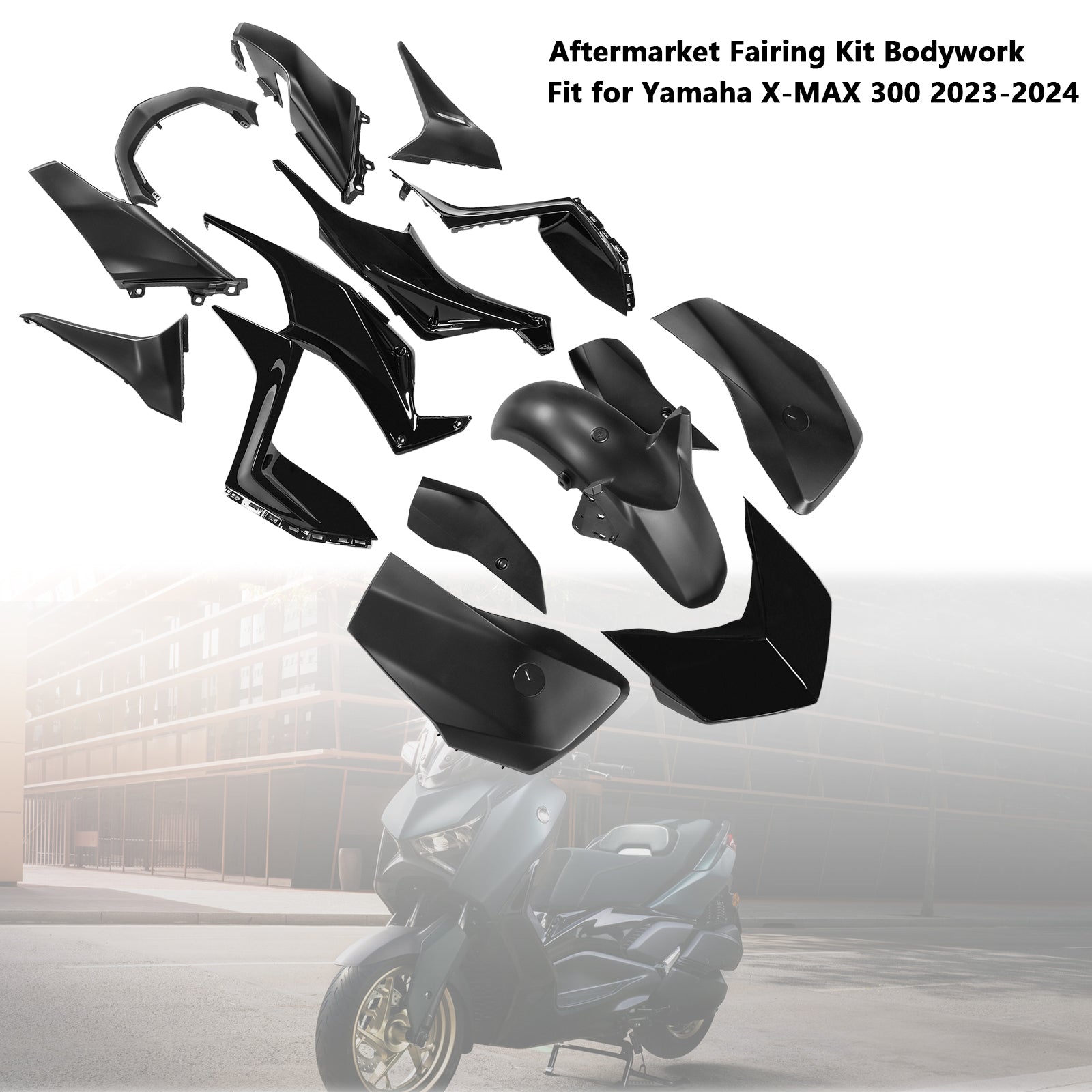 Kit de carénage de carrosserie ABS par injection pour Yamaha X-MAX 300 XMAX 2023-2024