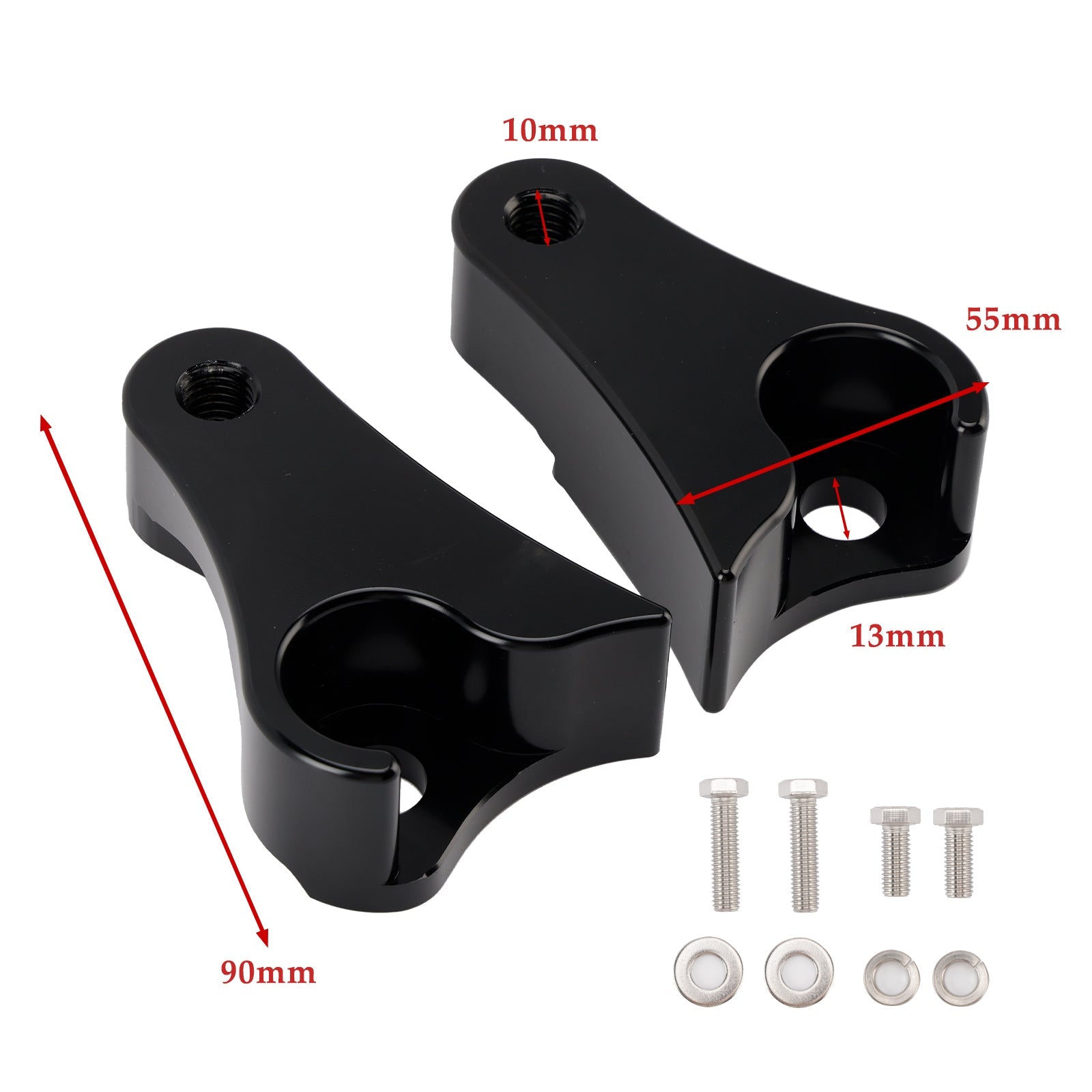 Kit de bloque de enlace de descenso 1,5"" para Touring Street Glide Road King Electra 2009-2025