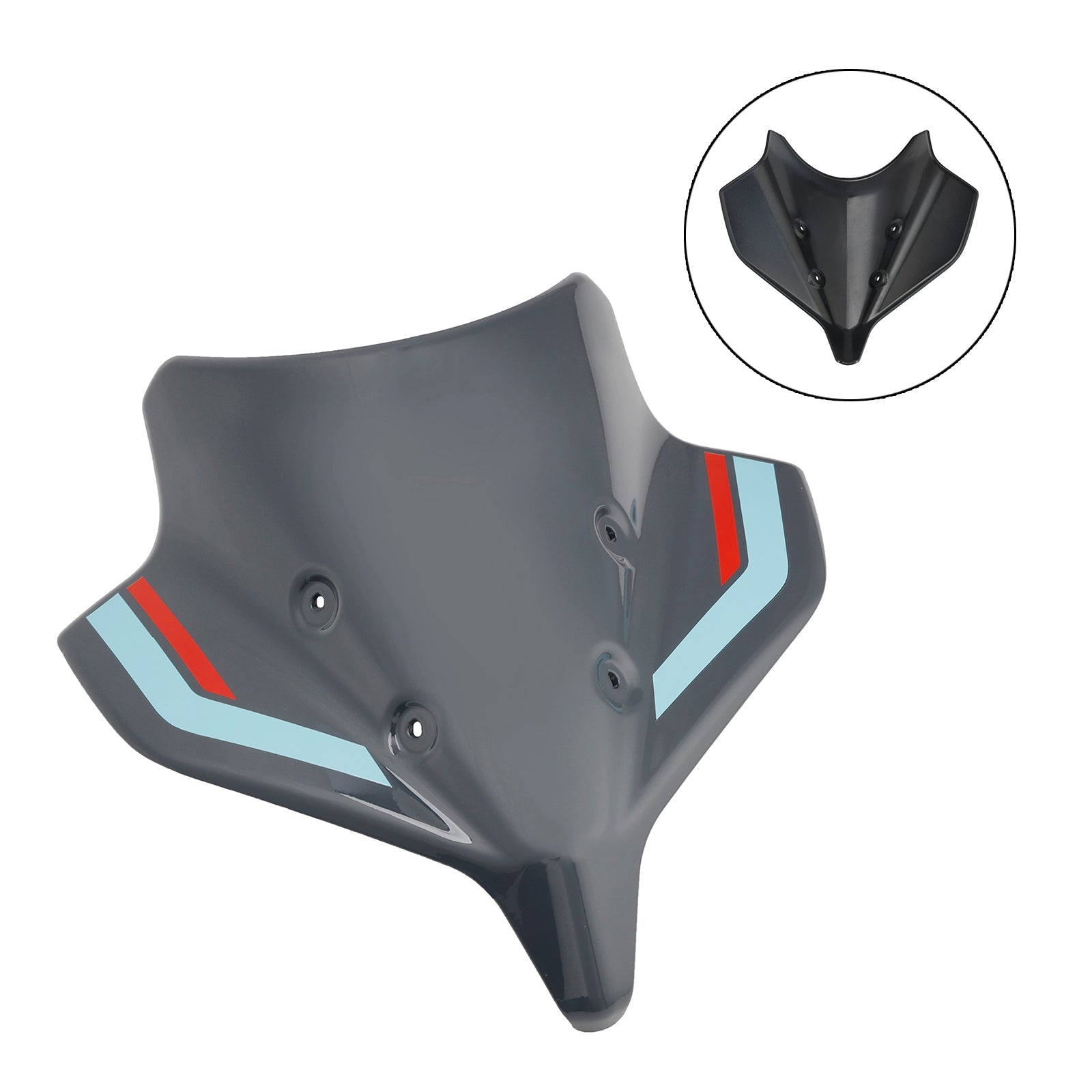 ABS-moottoripyörän tuulilasi Yamaha MT-10/MT-10 SP 2022-2024