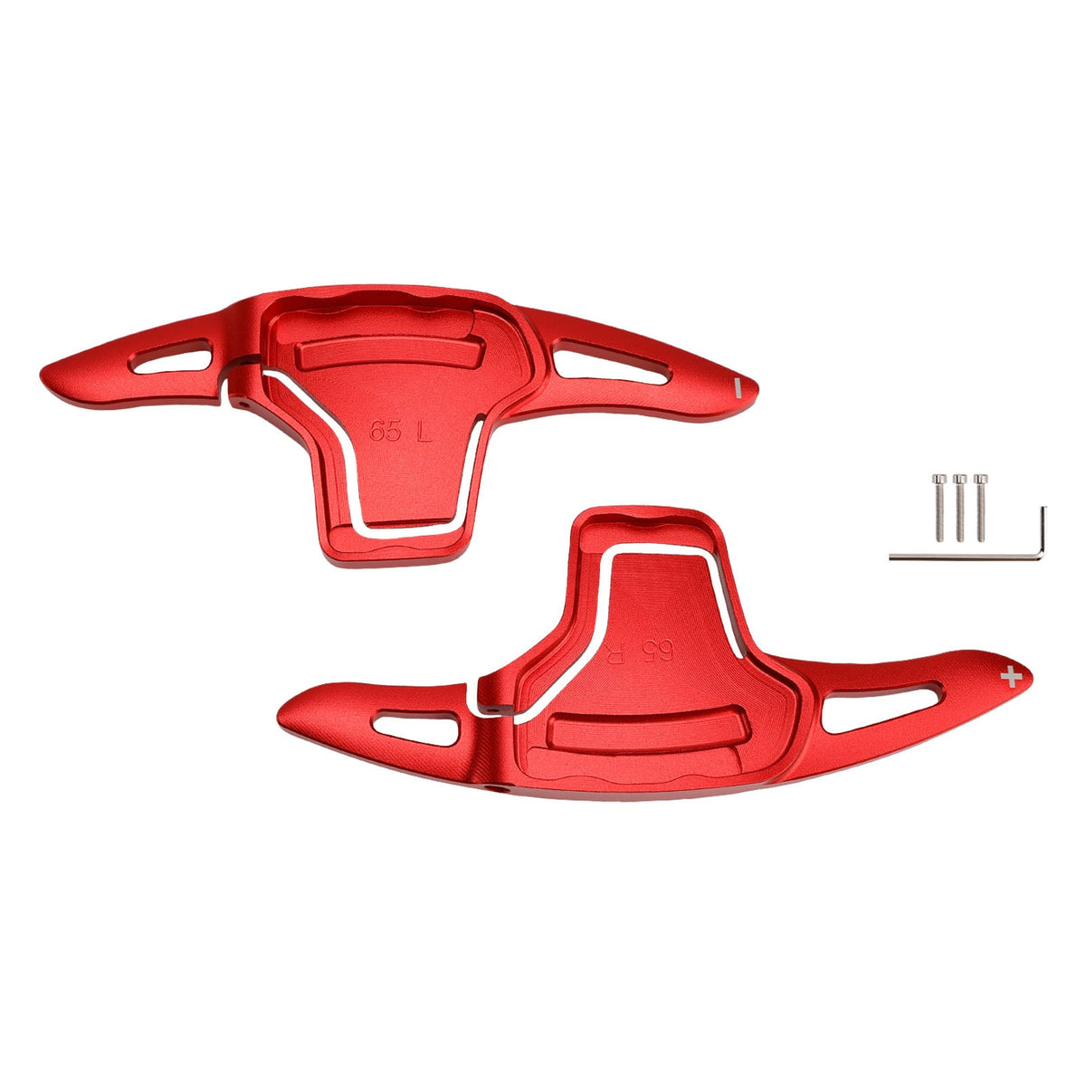 Stuurschakelpaddles voor Kia K5 2016-2019, rood aluminium