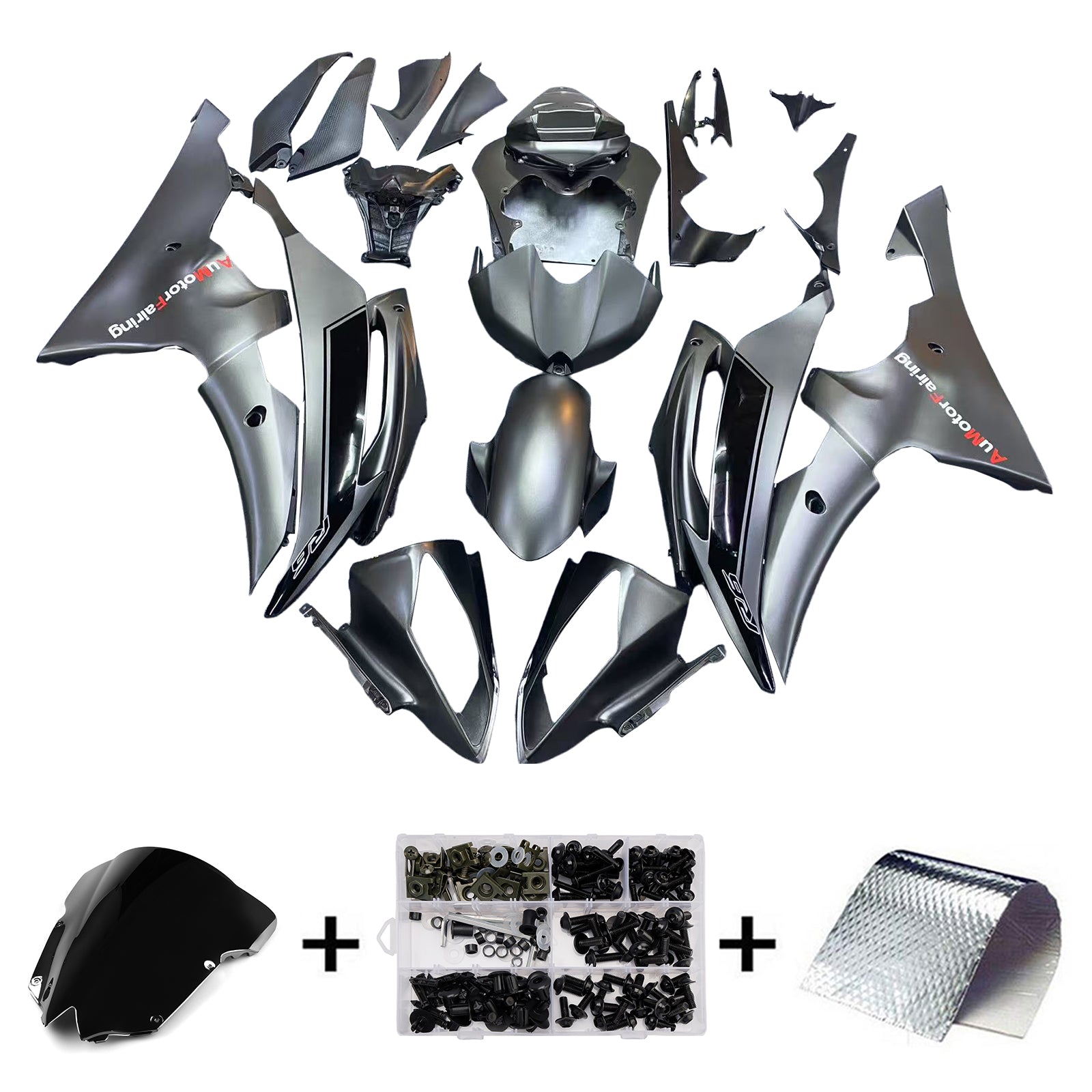 ABS Plastic Kairing Kit voor Yamaha YZF 600 R6 2008-2016