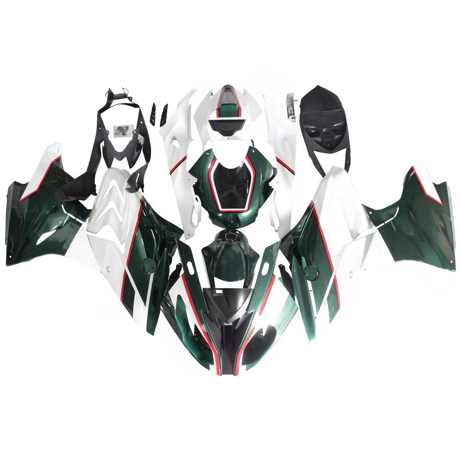 Kit de carénage à injection en plastique ABS pour BMW S1000RR 2017-2018