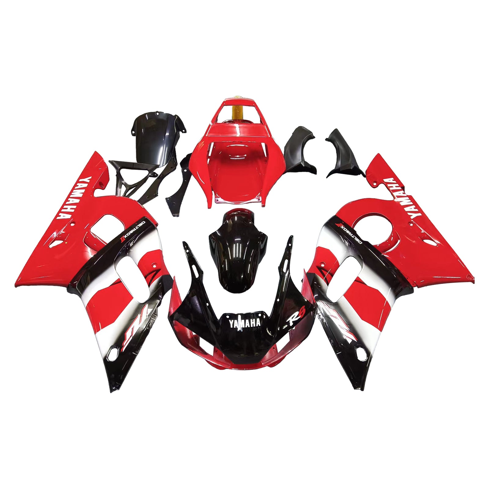 Kit de carenado de Amotopart para Yamaha YZF 600 R6 1998-2002 Genérico