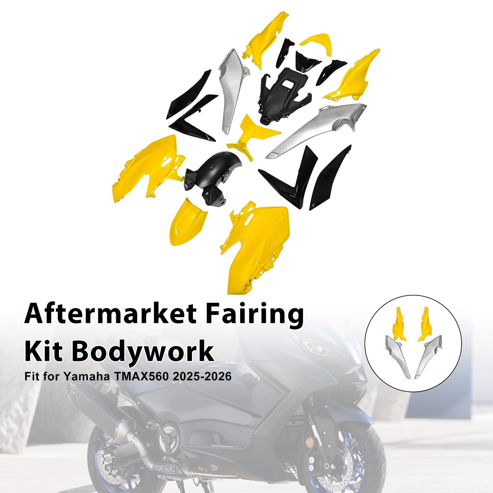 Kit de carénage d'injection pour Yamaha TMAX560 (2025-2026)
