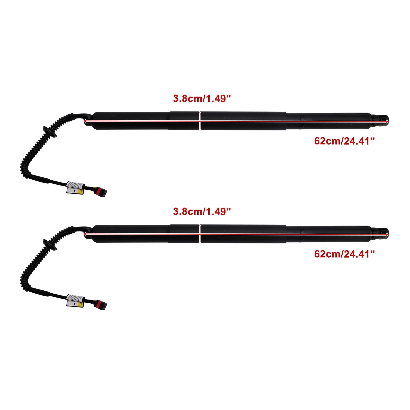 Vérins à gaz électriques de hayon arrière (2 pièces) pour VW Touran 5T1 (2015-2023) - Référence : 5TA827851A