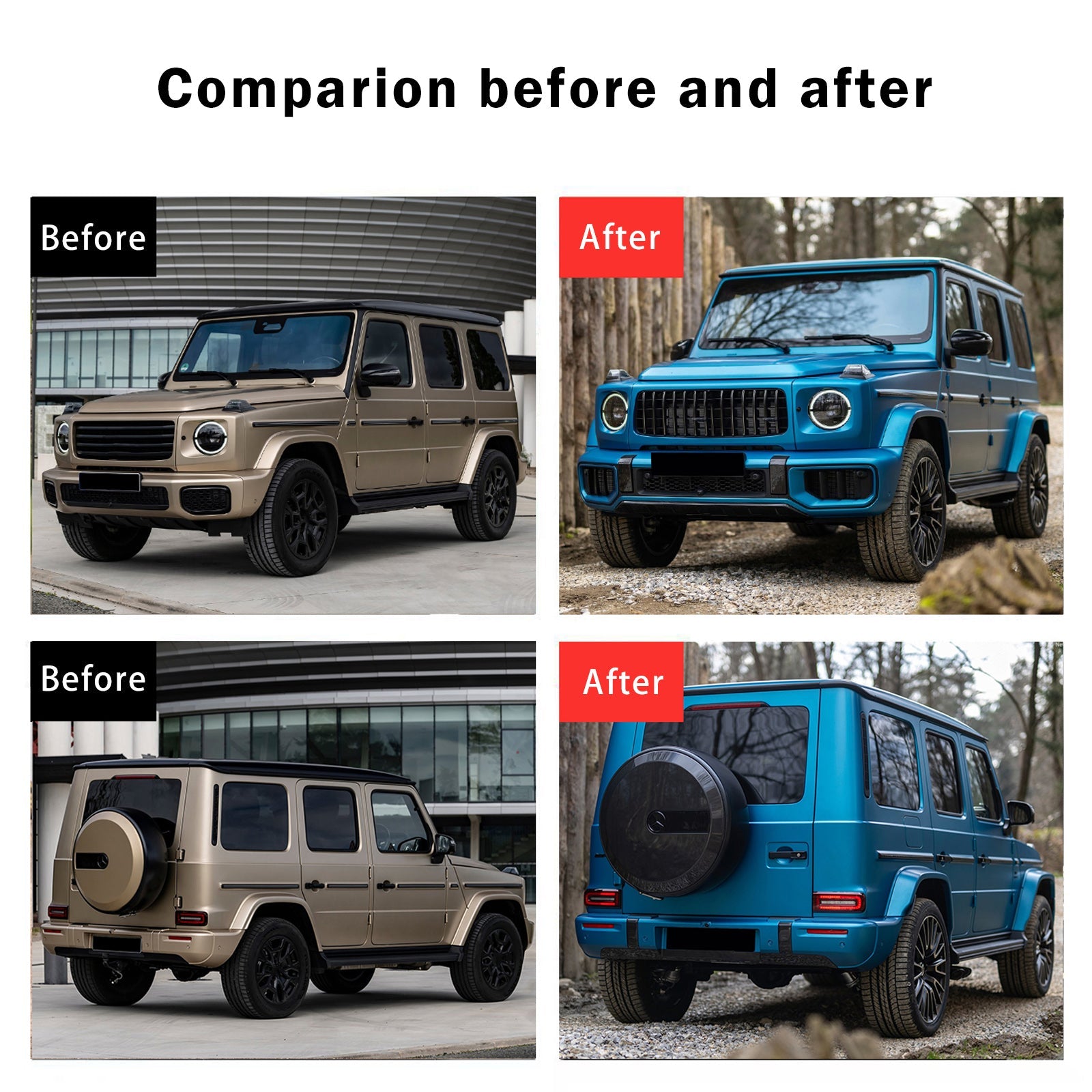 AMG G63 -tyylinen korisarja Mercedes-Benz G-luokkaan W465 (vuodesta 2025)