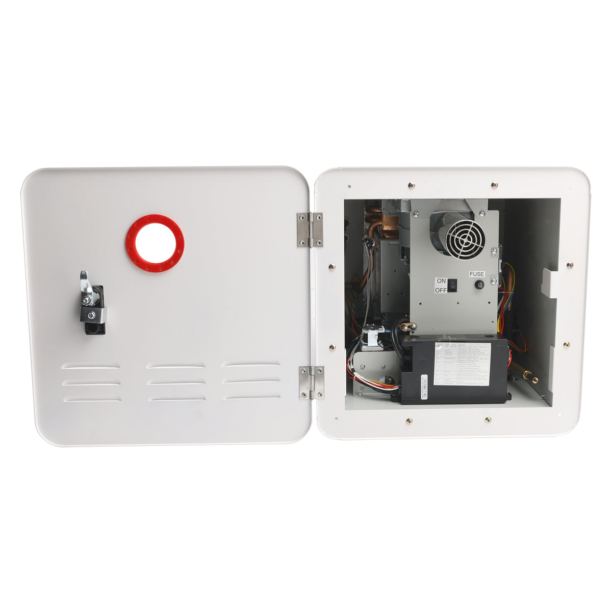Chauffe-eau sans réservoir pour camping-car au propane 65 000 BTU avec contrôleur et accessoires de douche