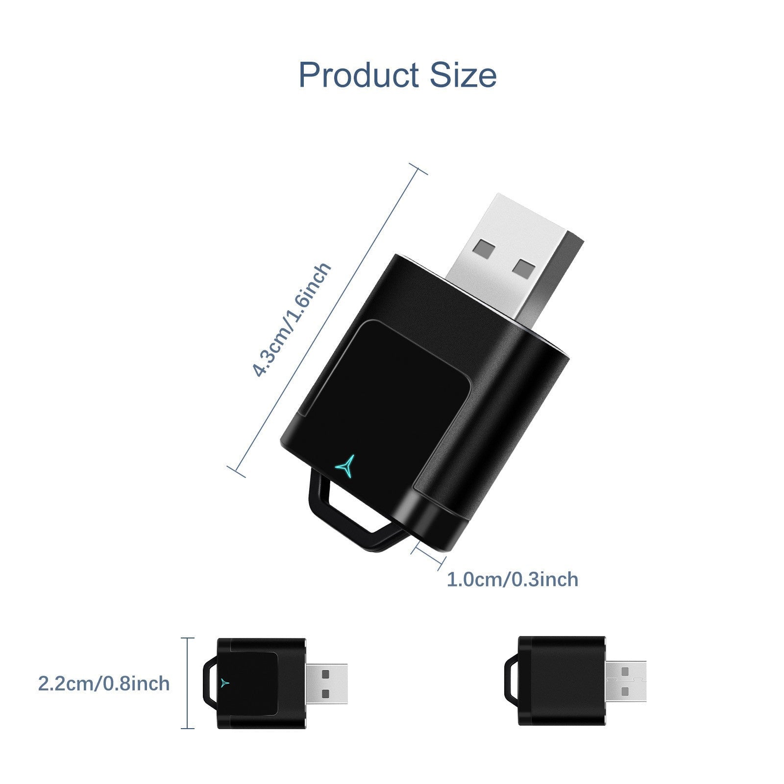 Adaptateur 2 en 1 sans fil Apple CarPlay et Android Auto : passage d'une fonction filaire à une fonction sans fil CarPlay.