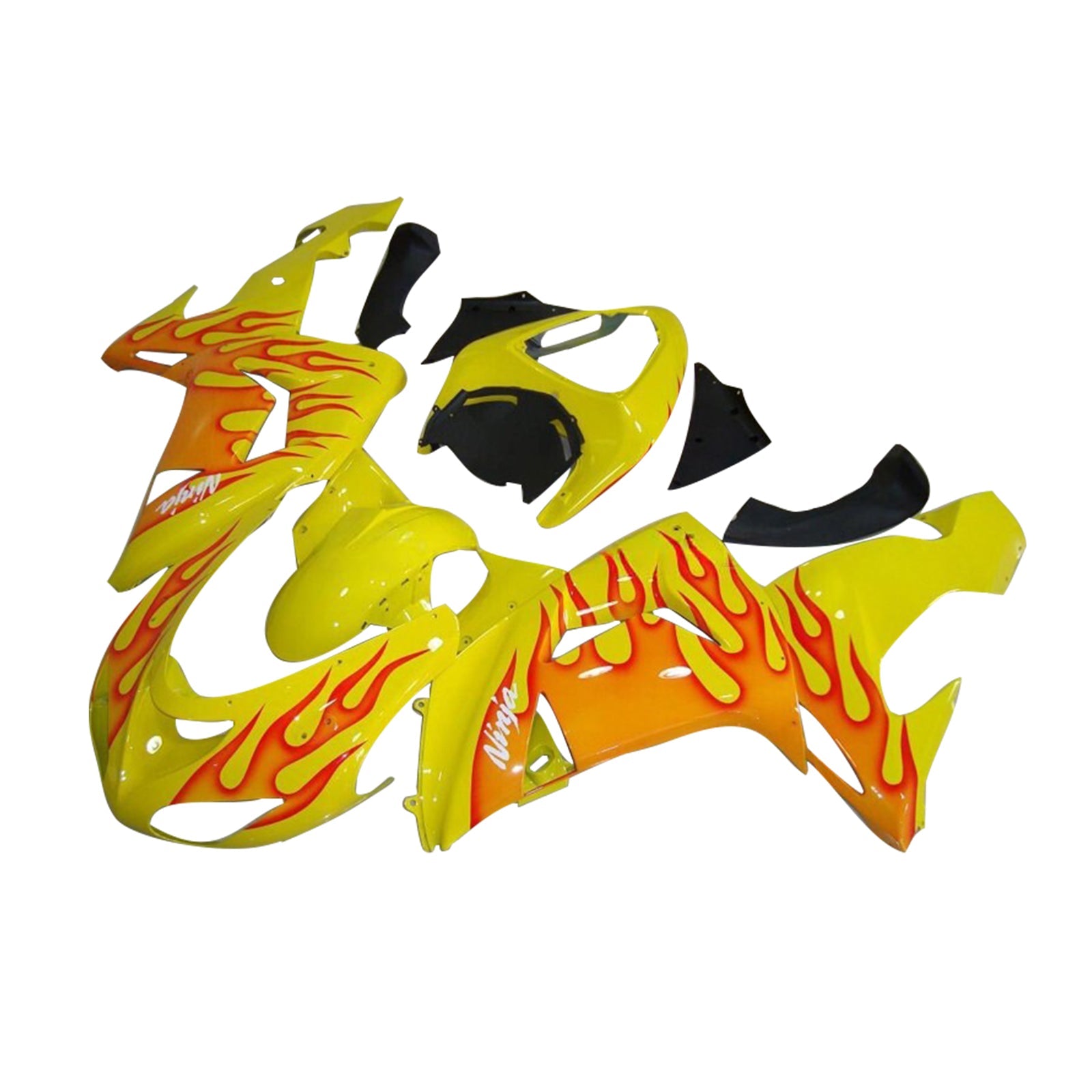 Kit de carénage par injection, carrosserie en plastique ABS pour Kawasaki ZX10R 2006-2007