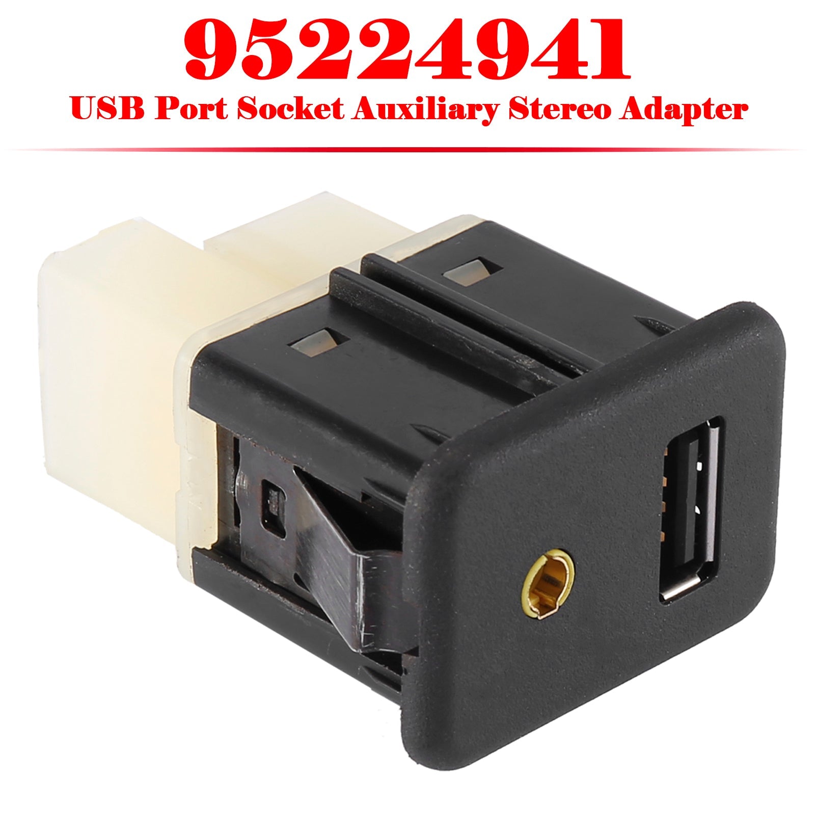 Adattatore Aux stereo con jack USB per Chevrolet Spark 95224941