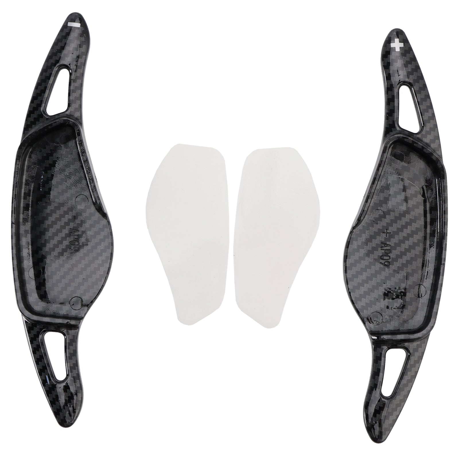 Pallet di velocità sull'aspetto del carbonio del volante per BMW 3, 4, 5, G20, G22, G30 2018+