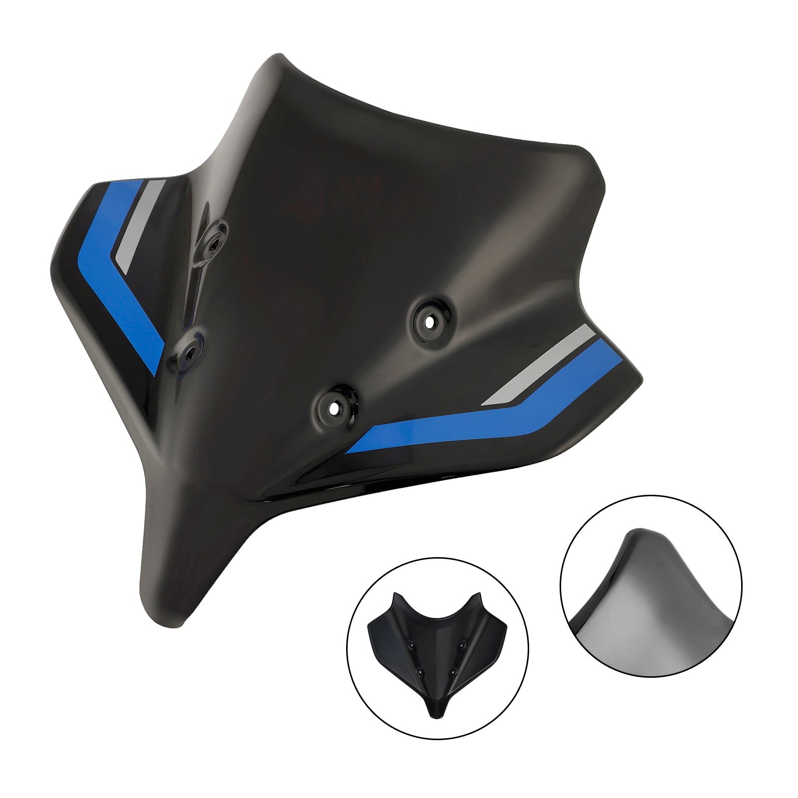 ABS-moottoripyörän tuulilasi Yamaha MT-10/MT-10 SP 2022-2024