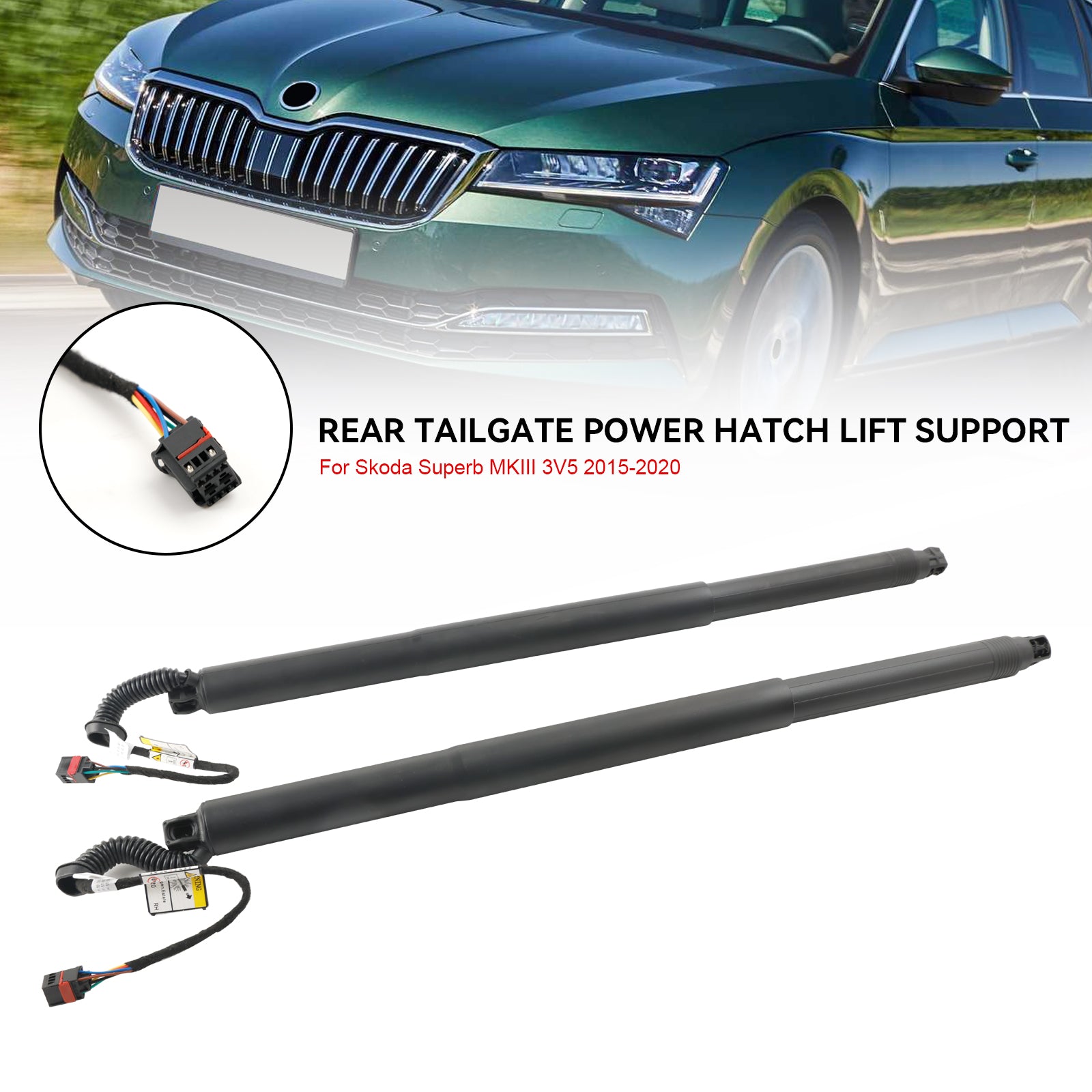 2PCS Electric Tailgate Gas Struts 3V9827851B Pour Skoda Superb III 3V5 3V9827852B