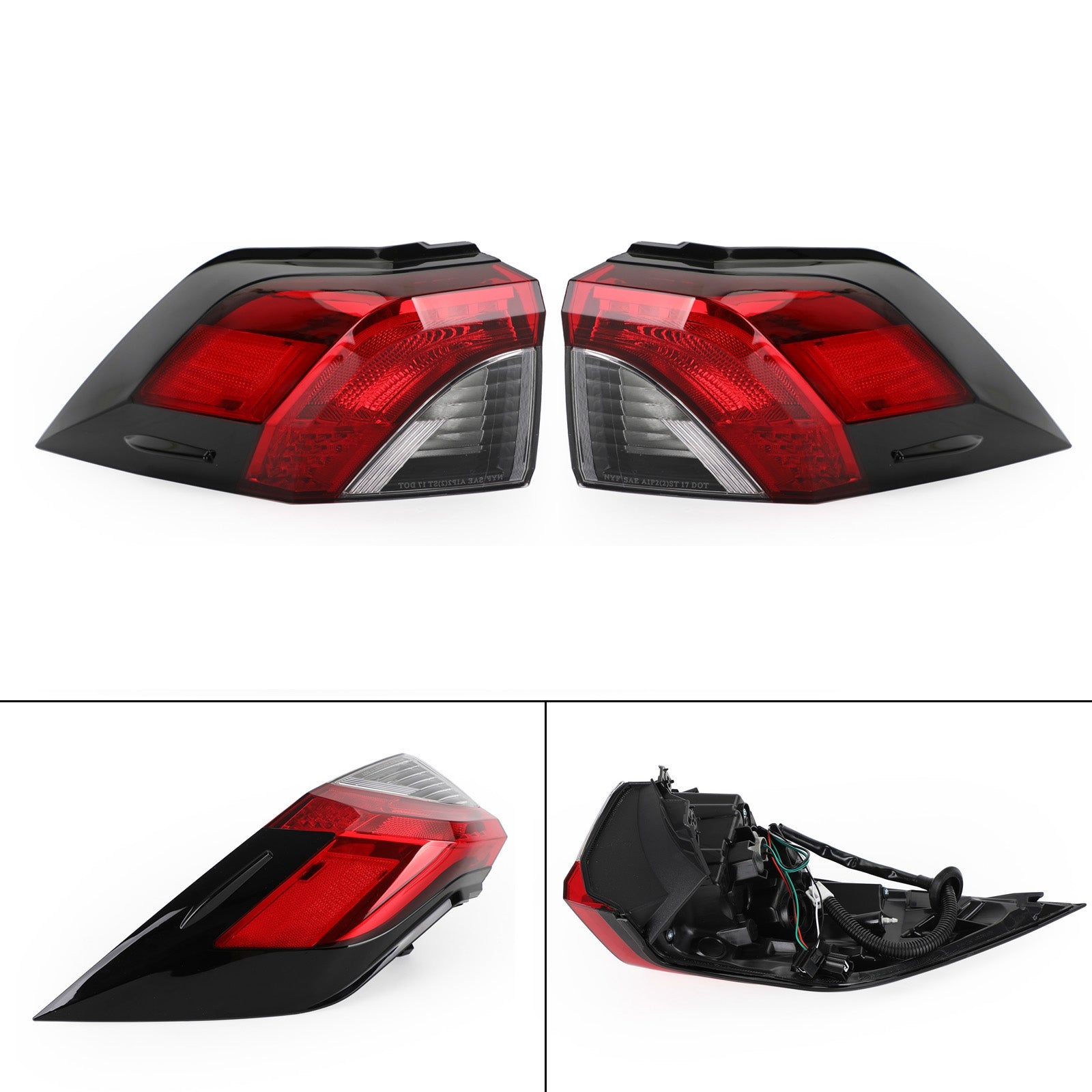 Feu arrière latéral Gauche + Droit extérieur 81560/81550-0R090 pour Toyota RAV4 2019-2021 générique