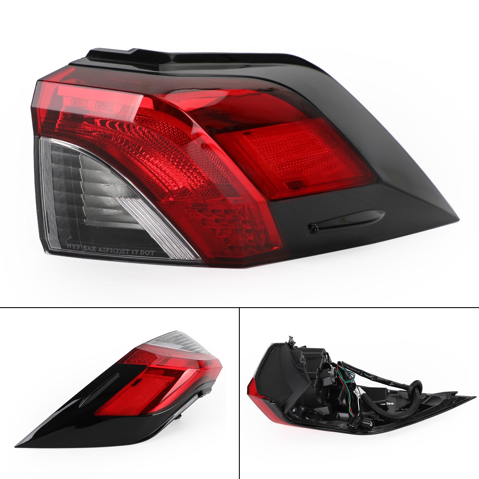 Feu arrière latéral Gauche + Droit extérieur 81560/81550-0R090 pour Toyota RAV4 2019-2021 générique