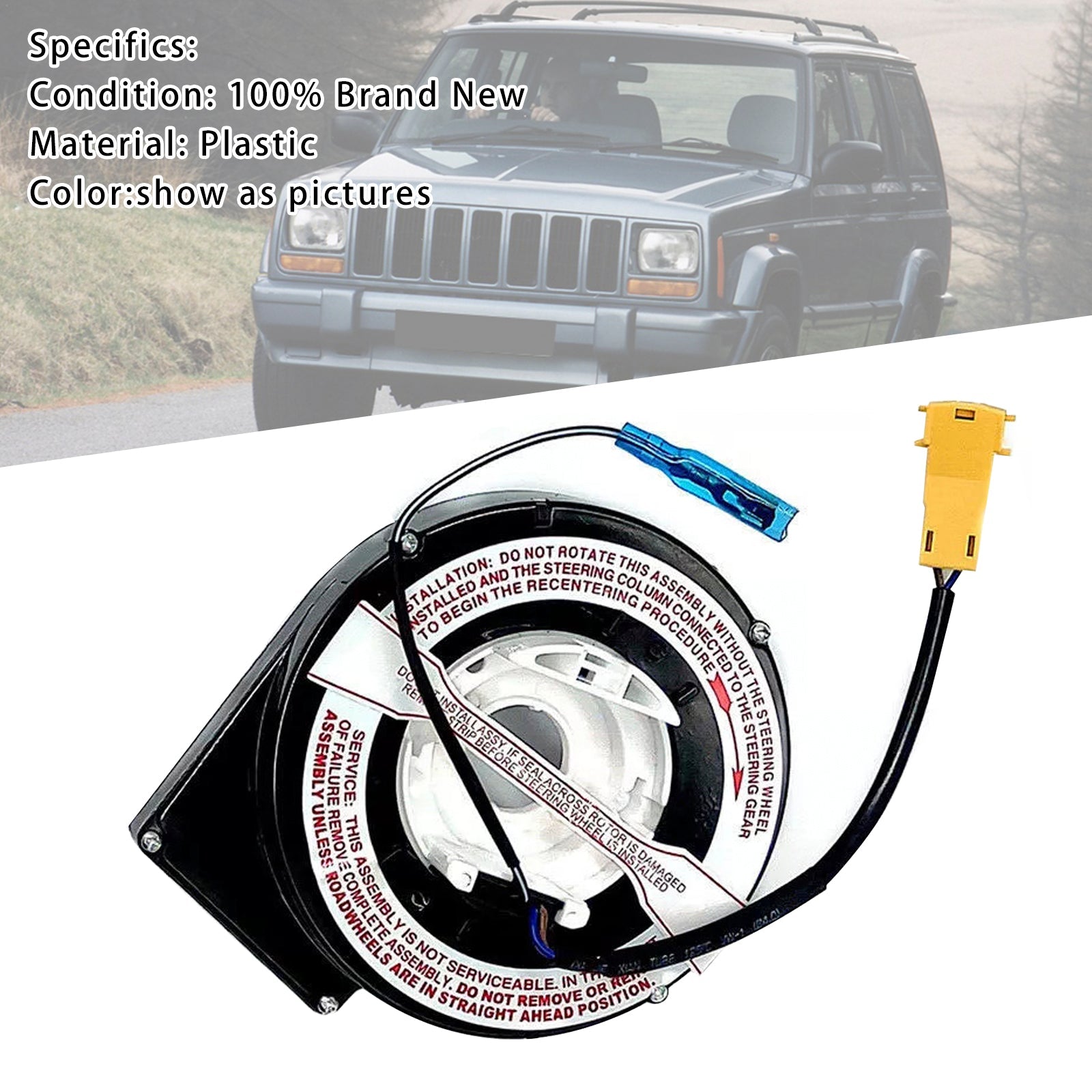 Ohjauspyörän kellon jousi 56009070 Jeep Cherokee 97-01 Wrangler 97-00