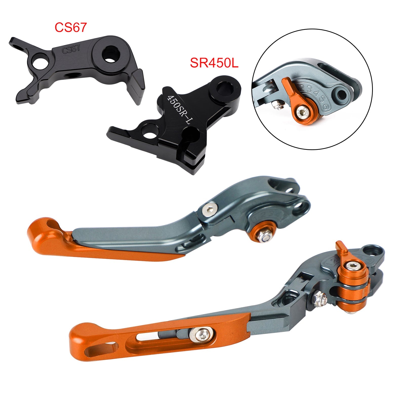 Levier de frein et d'embrayage réglable compatible avec VOGE DS900X 900DSX 2024-2026