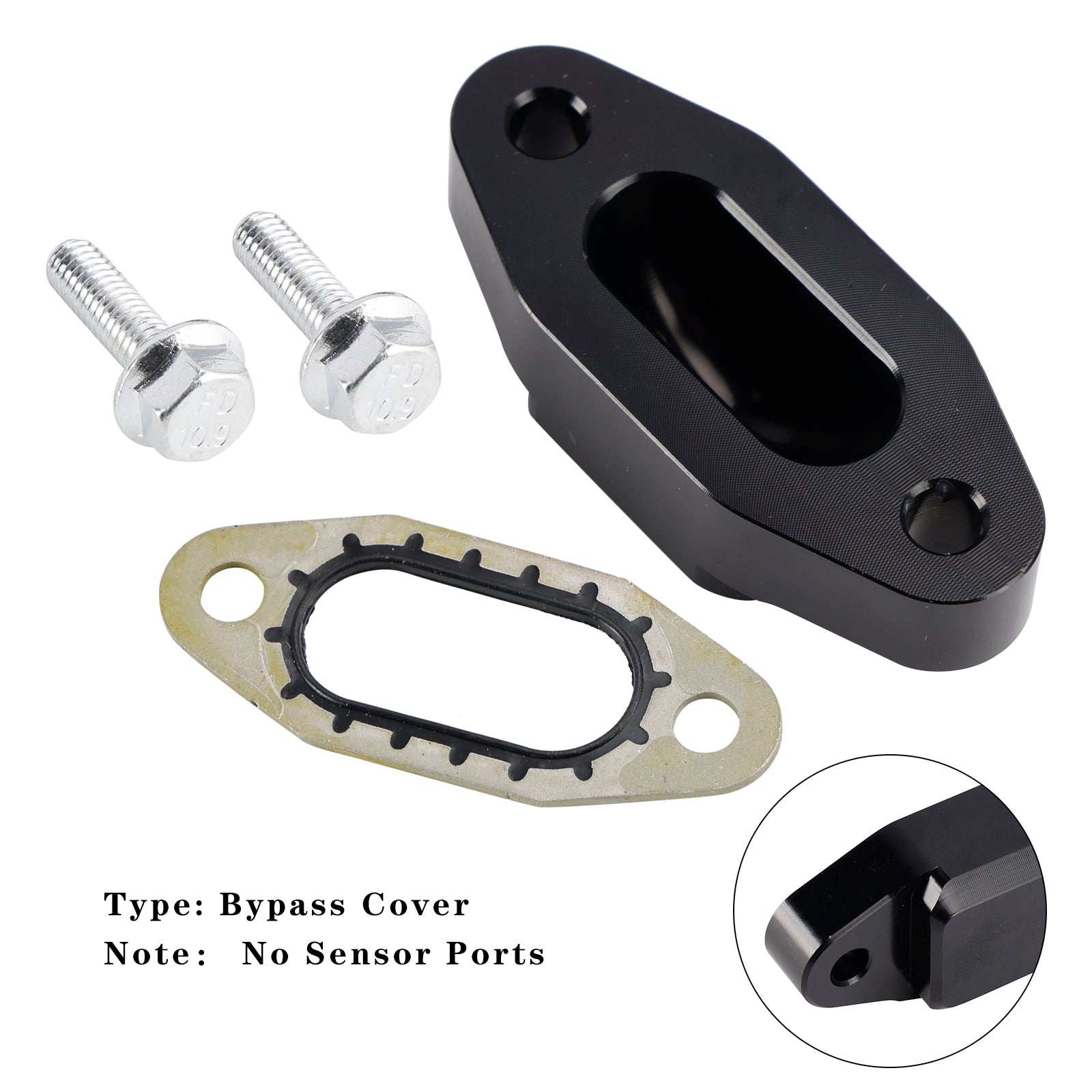 Couvercle de dérivation du refroidisseur d'huile (sans ports de capteur) pour moteur LS Gen III et IV