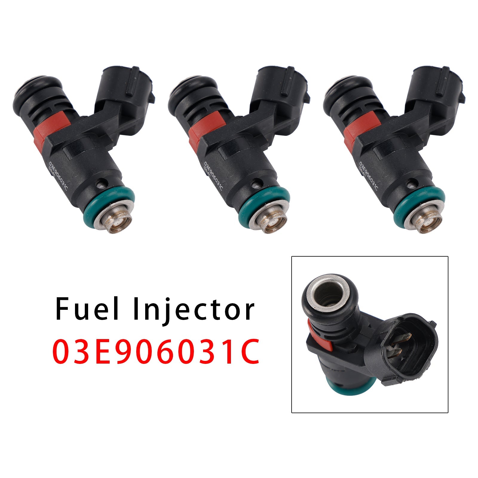 3 injecteurs de carburant pour VW Polo, Seat Cordoba, Toledo, Skoda Fabia 1.2 03E906031C