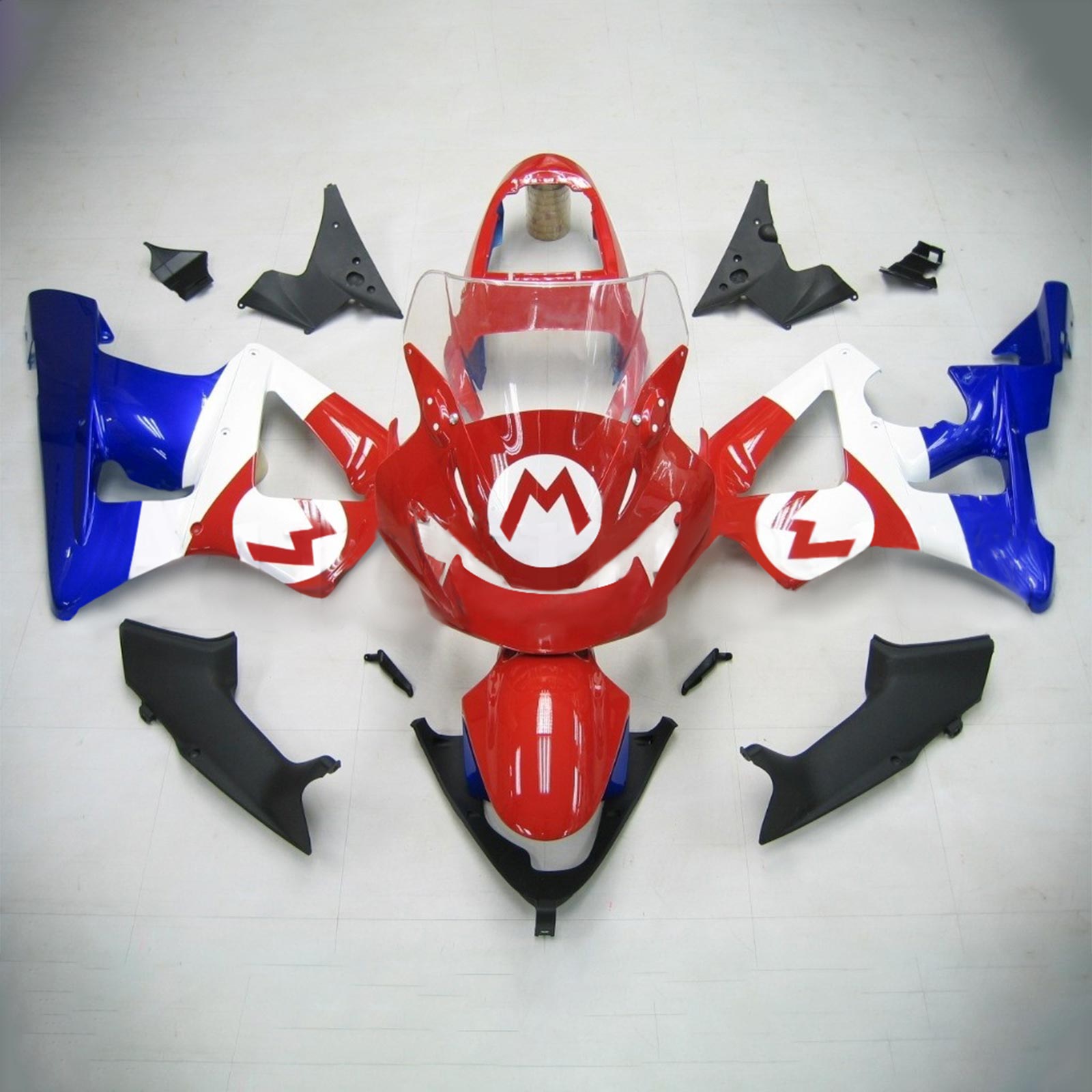 2000-2001 Honda CBR929RR Ruiskutussuojasarja Kori Abs Muovi