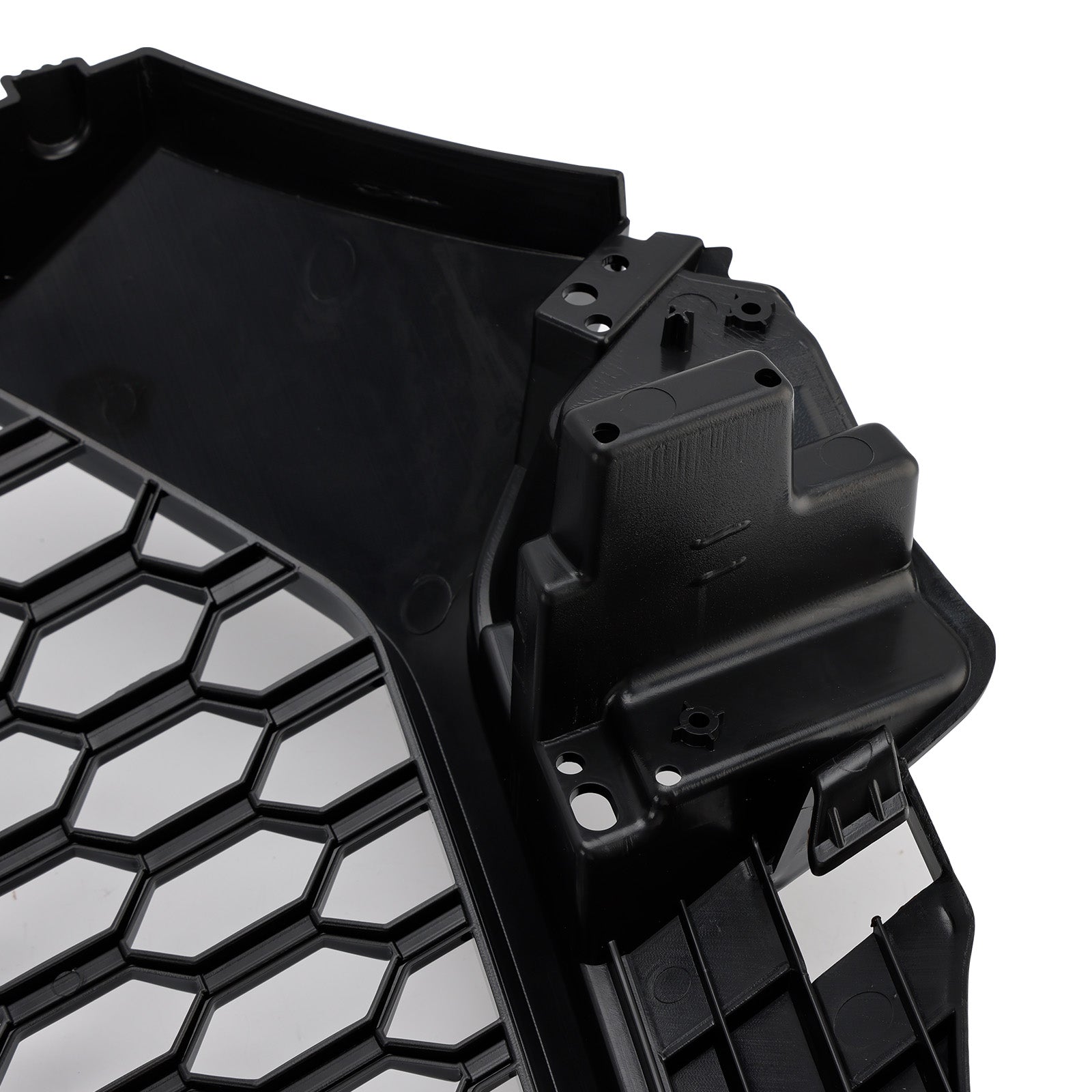 Calandre avant style nid d'abeille noir brillant pour Audi Q3 RSQ3 (2016-2018)