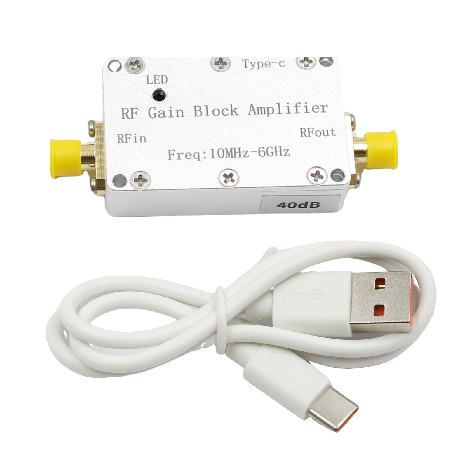 Amplificador RF 10M-6GHz 10dB 20dB 30dB 40dB 40dB Recepción Amplificador a alta ganancia