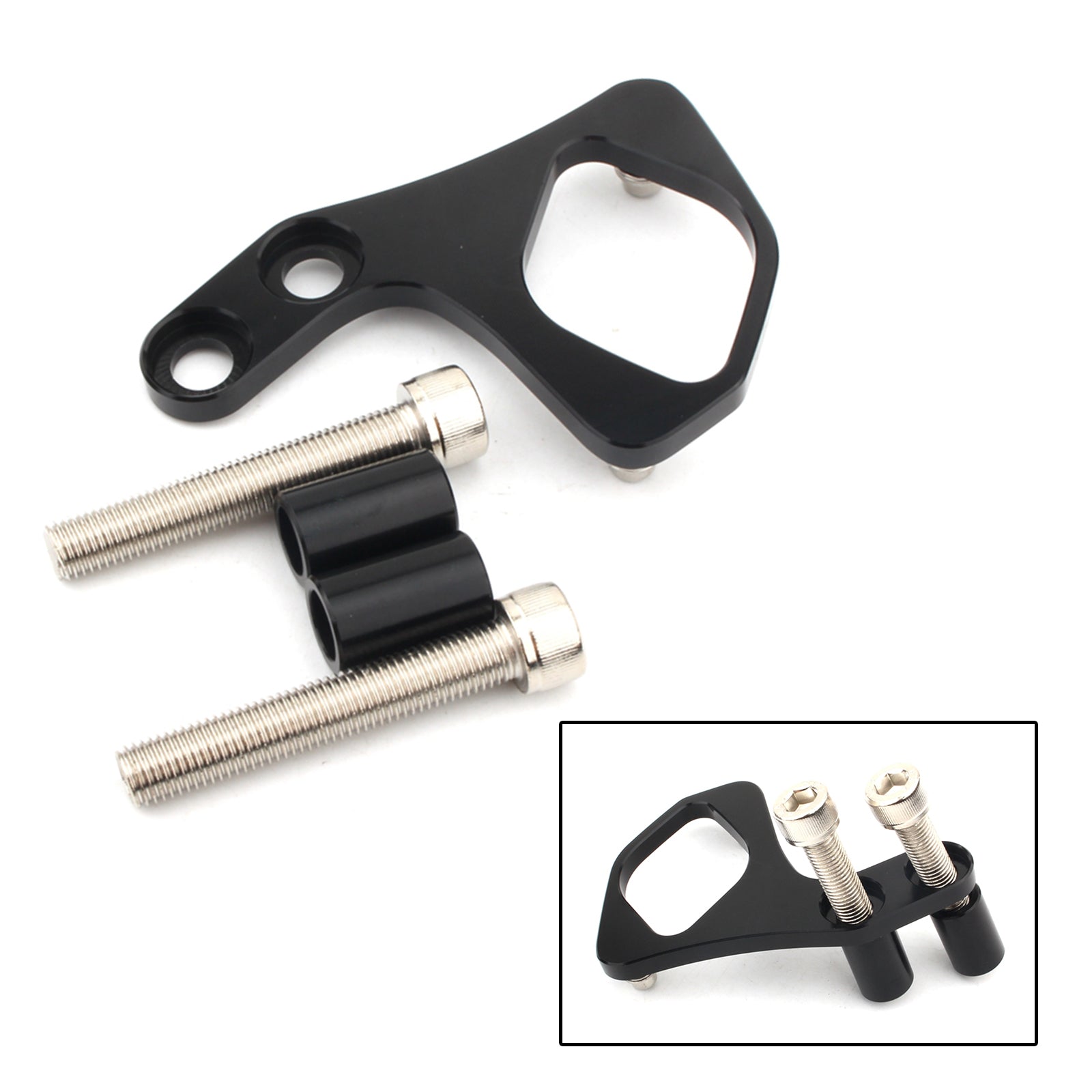 Support De Relocalisation Clé D'Allumage Cnc Noir A Pour Tr Scrambler T100 01-15