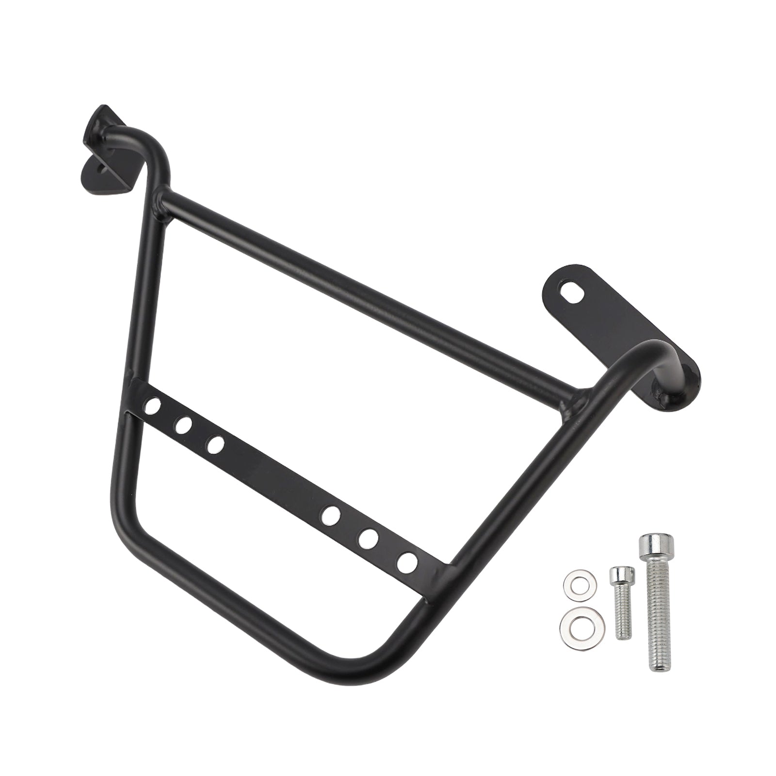 Soporte lateral de maleta para portaequipajes Negro Izquierdo - Para Guzzi V7 750cc 21-24