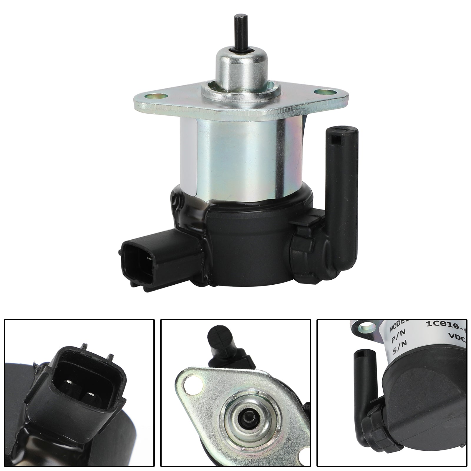 Fit voor Kubota 1C010-60015 1C010-60016 1C010-60017 Brandstof Uitschakeling Solenoid 12V