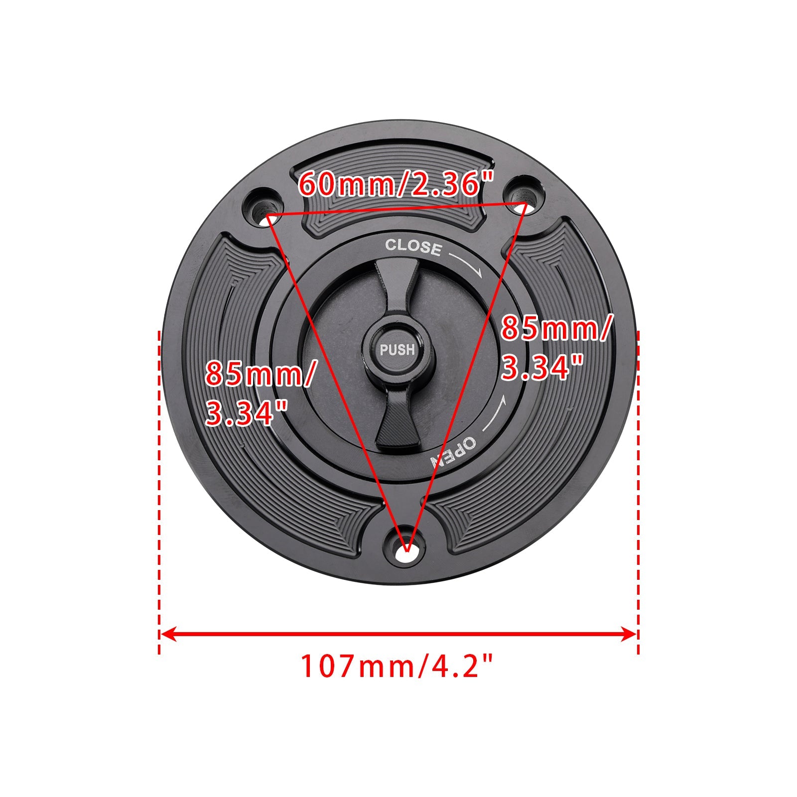 Quick Release Tankdop Voor Suzuki GSX GSF 650 1250 Bandit GSX1300R Hayabusa