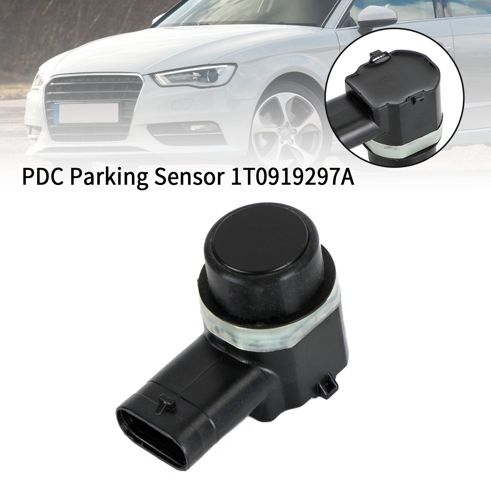 4x PDC 1T0919297A Parkeersensor voor VW Golf Passat Sharan Tiguan Touran Géranique