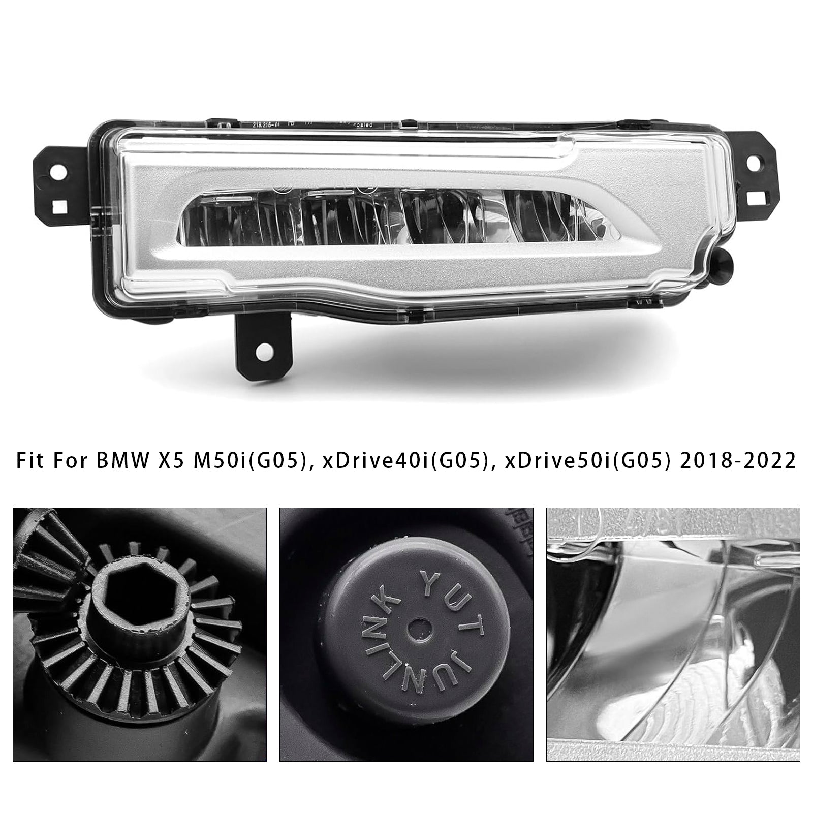 Luce nebbia anteriore anteriore a LED per BMW X5 G05 2018-2022 631774063666