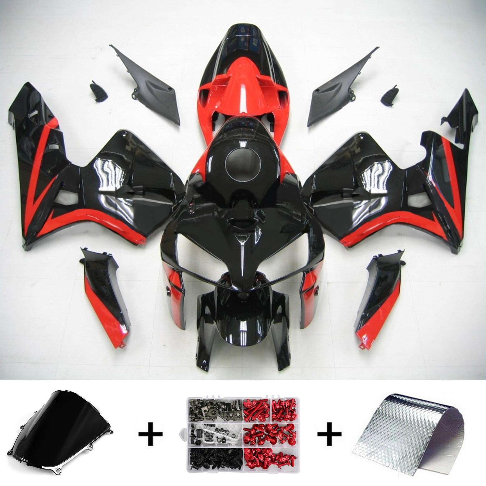 Kit de carénage par injection, carrosserie en plastique ABS pour Honda CBR600RR 2005-2006 F5