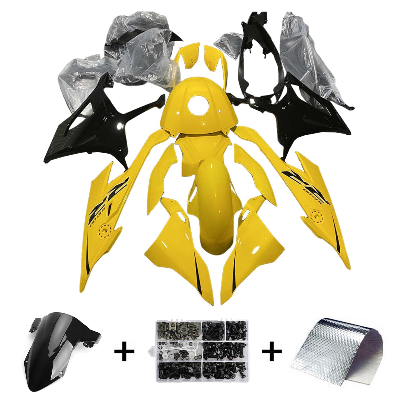 Kit de carénage d'injection pour BMW S1000RR 2023-2024 Carrosserie Plastique ABS