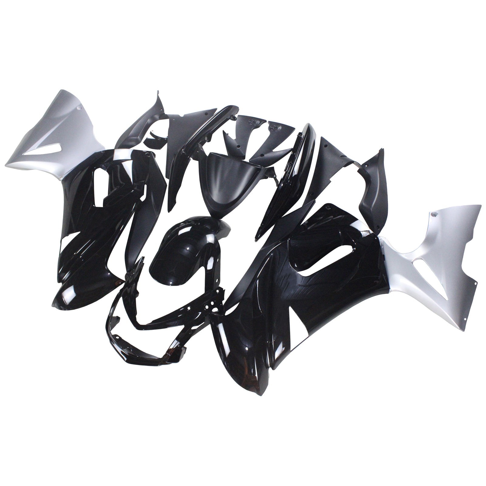 Kit de carénage par injection, carrosserie en plastique ABS, compatible avec Kawasaki ER6F/Ninja650 2006-2008