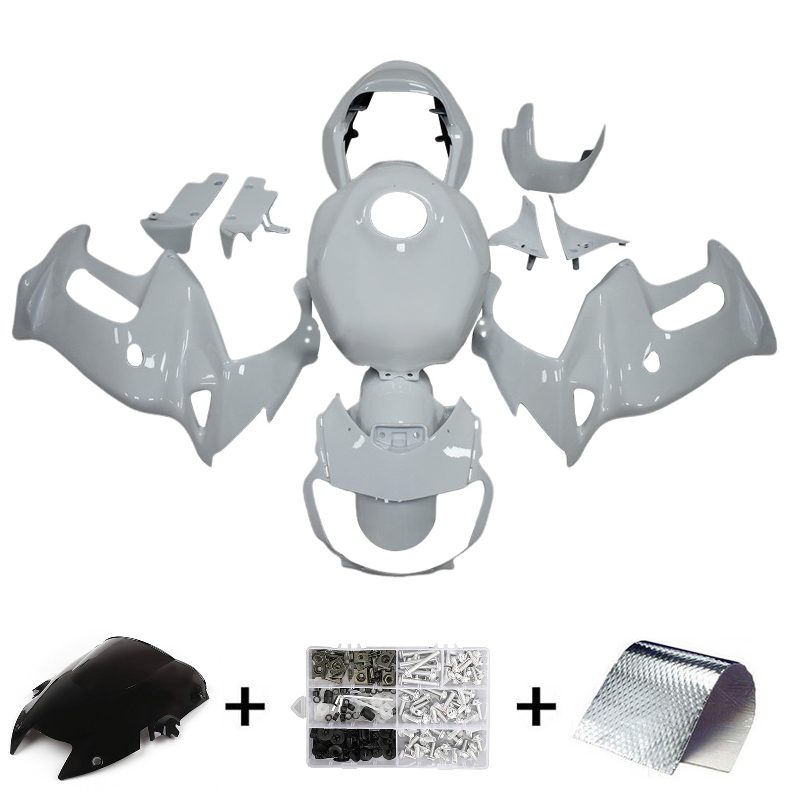 Injectiekuipset Honda VTR1000F 1997-2005, ABS kunststof carrosserie