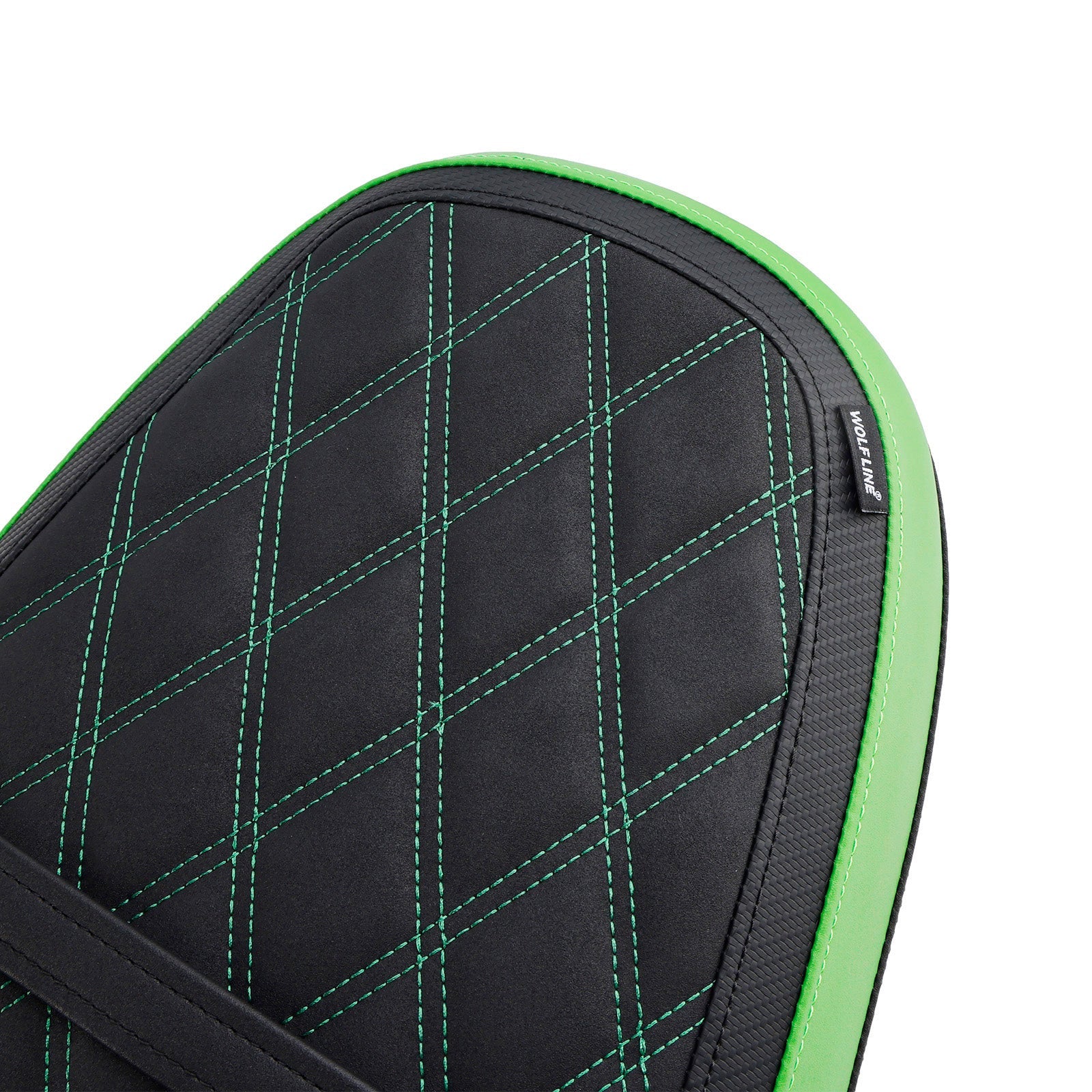 Przednie i tylne siodło pasażerskie z poduszką dla Kawasaki Z900RS 2018-2024, zielone