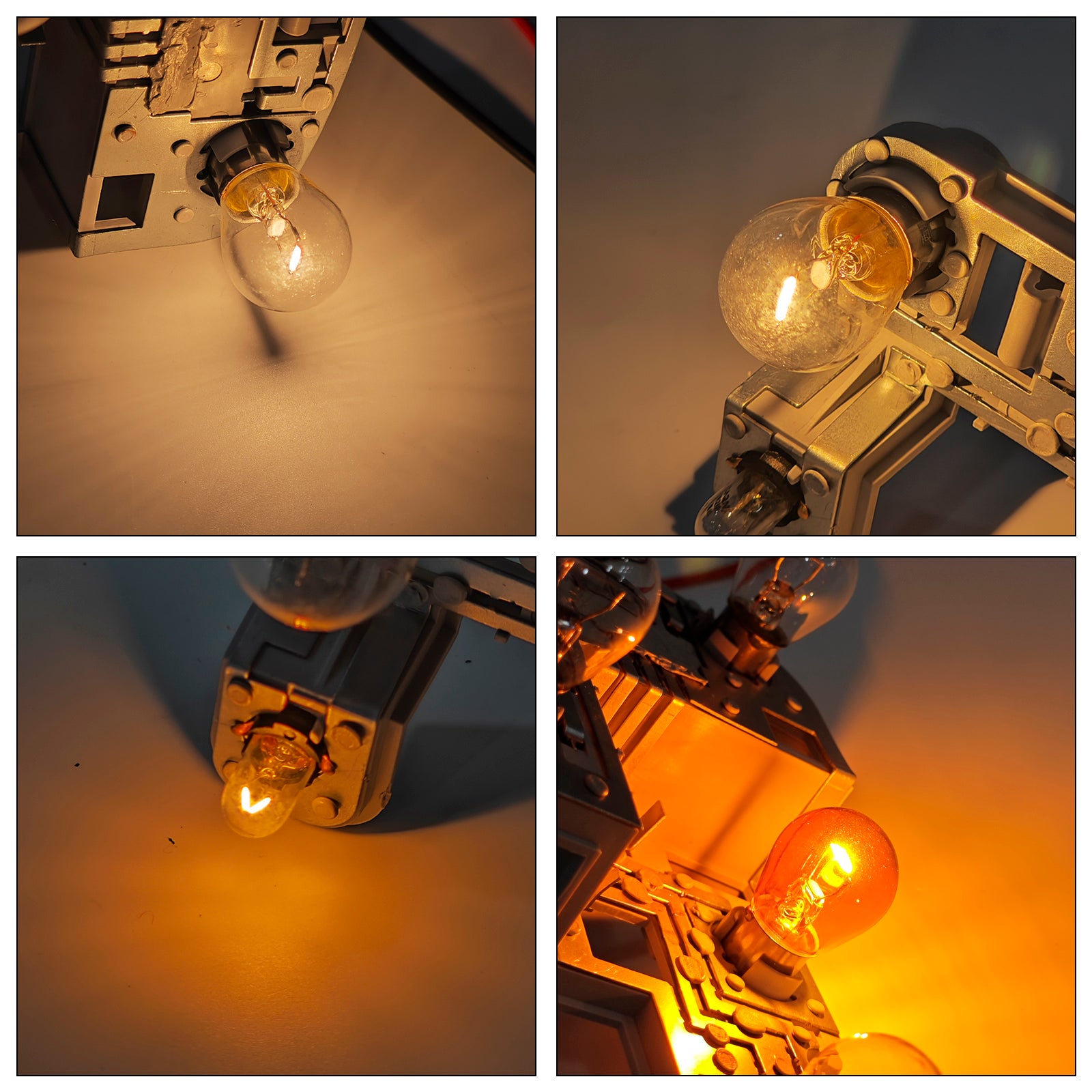 Portalampada posteriore sinistro e destro con lampadine per Mercedes W204 Classe C 2007-2010