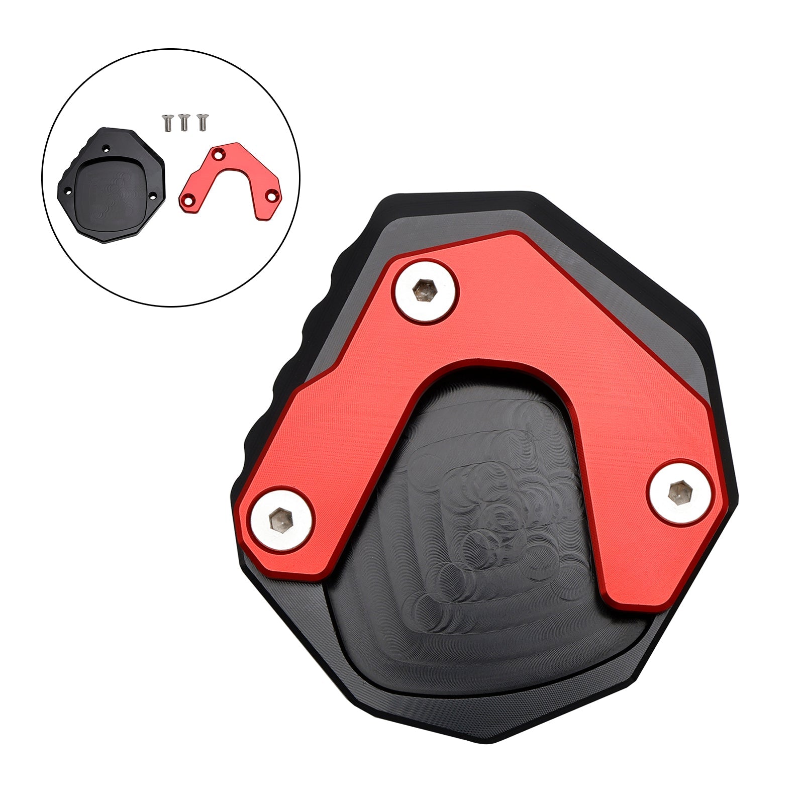 Plaque d'agrandissement de béquille 2023-2024 adaptée à Honda XL 750 Transalp CB750 Hornet