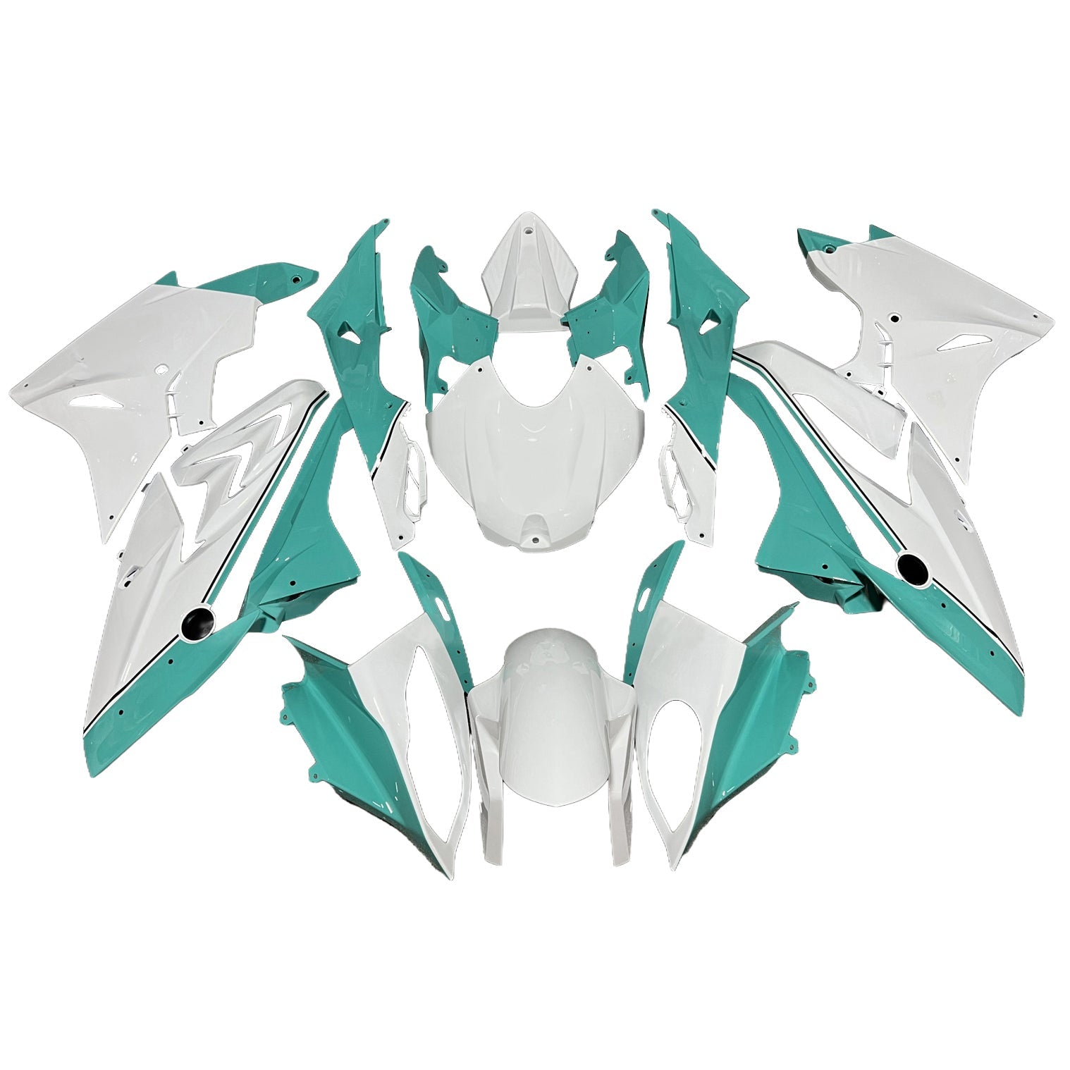 Kit de carénage d'injection pour BMW S1000RR 2015-2016 Carrosserie Plastique ABS