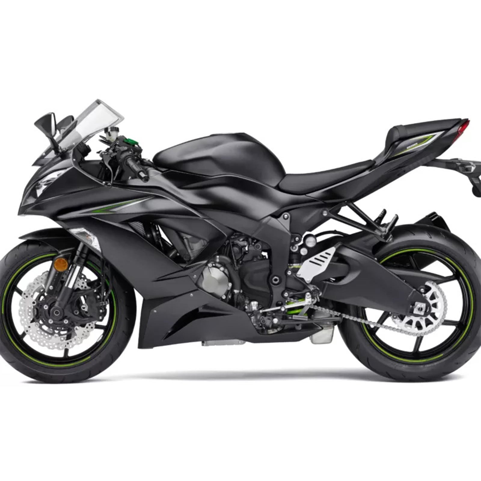 Kit de carénage injecté en plastique ABS pour Kawasaki ZX6R 636 2013-2018