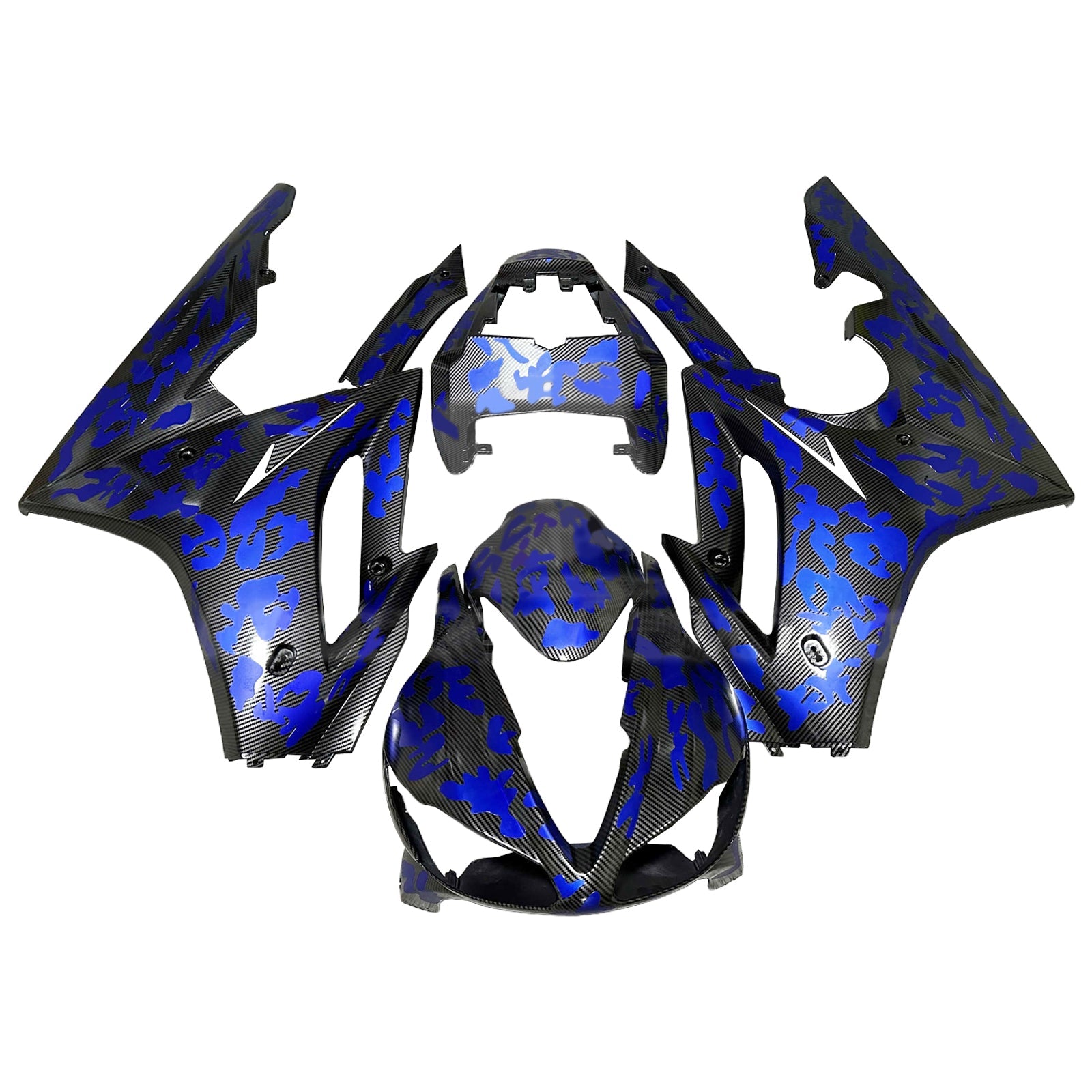 Kit de carénage d'injection Triumph Daytona 675 2009-2012 Carrosserie Plastique ABS