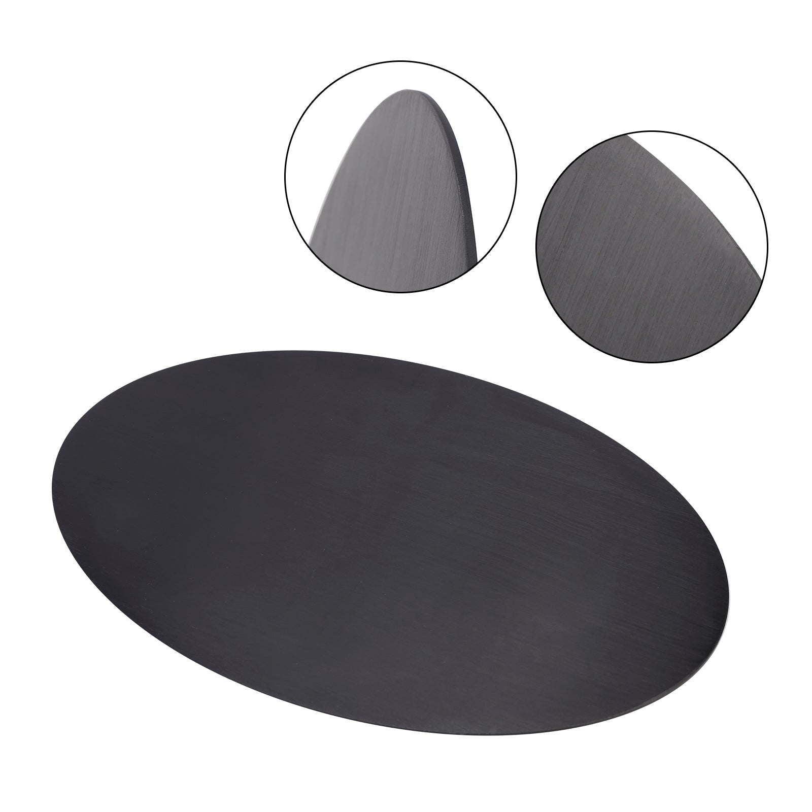 Oval Virgin Ovalna registrska tabla v aluminijasti zlitini, da se sestavite, univerzalna prilagoditev za motocikle