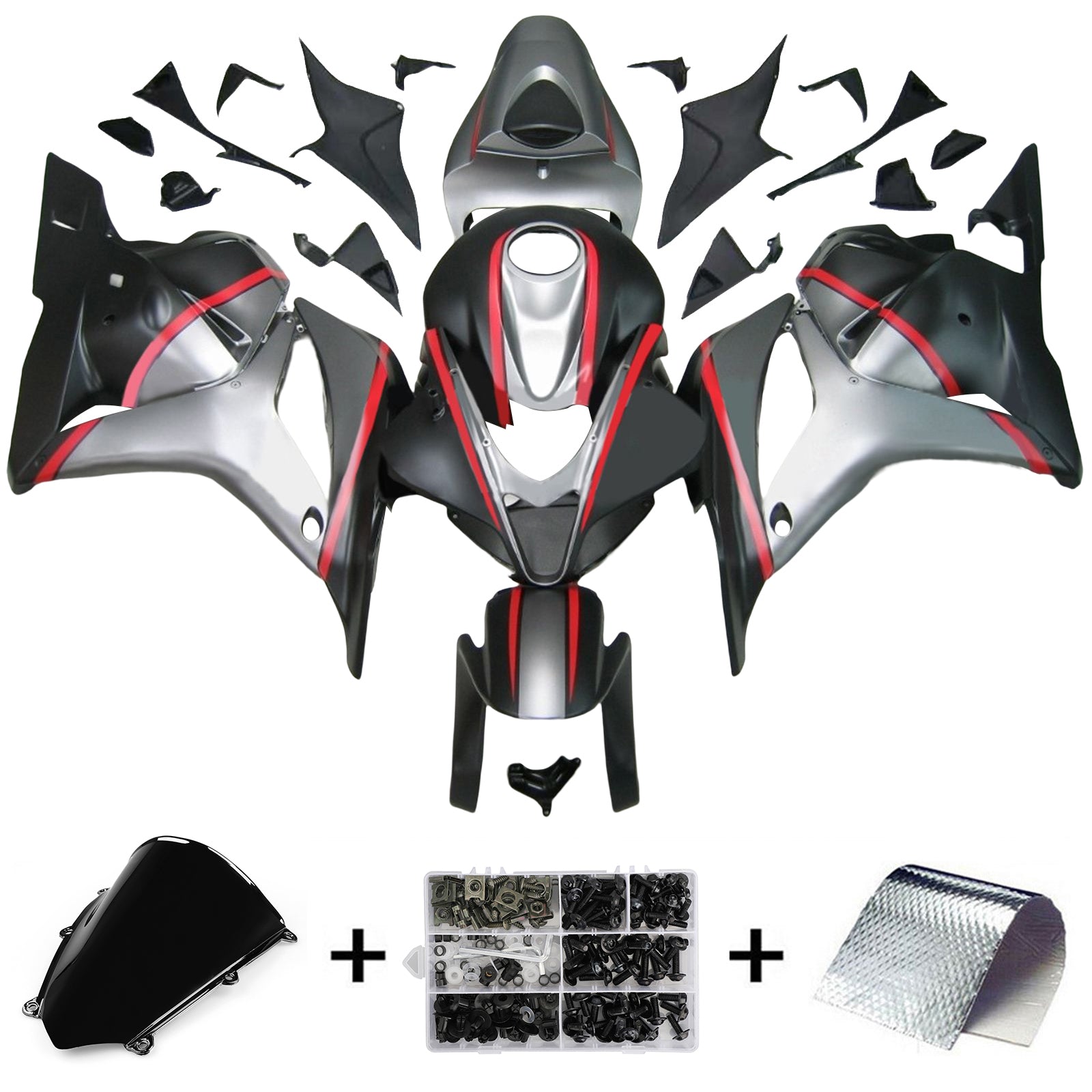 Kit de carénage à injection en plastique ABS pour Honda CBR600RR 2009-2012 F5