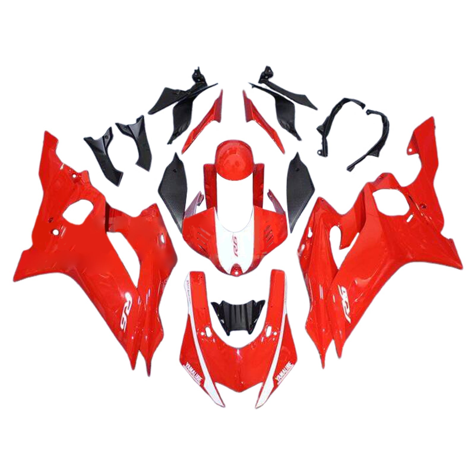 Injectiekuipset Yamaha YZF-R6 2017-2023 ABS kunststof carrosserie